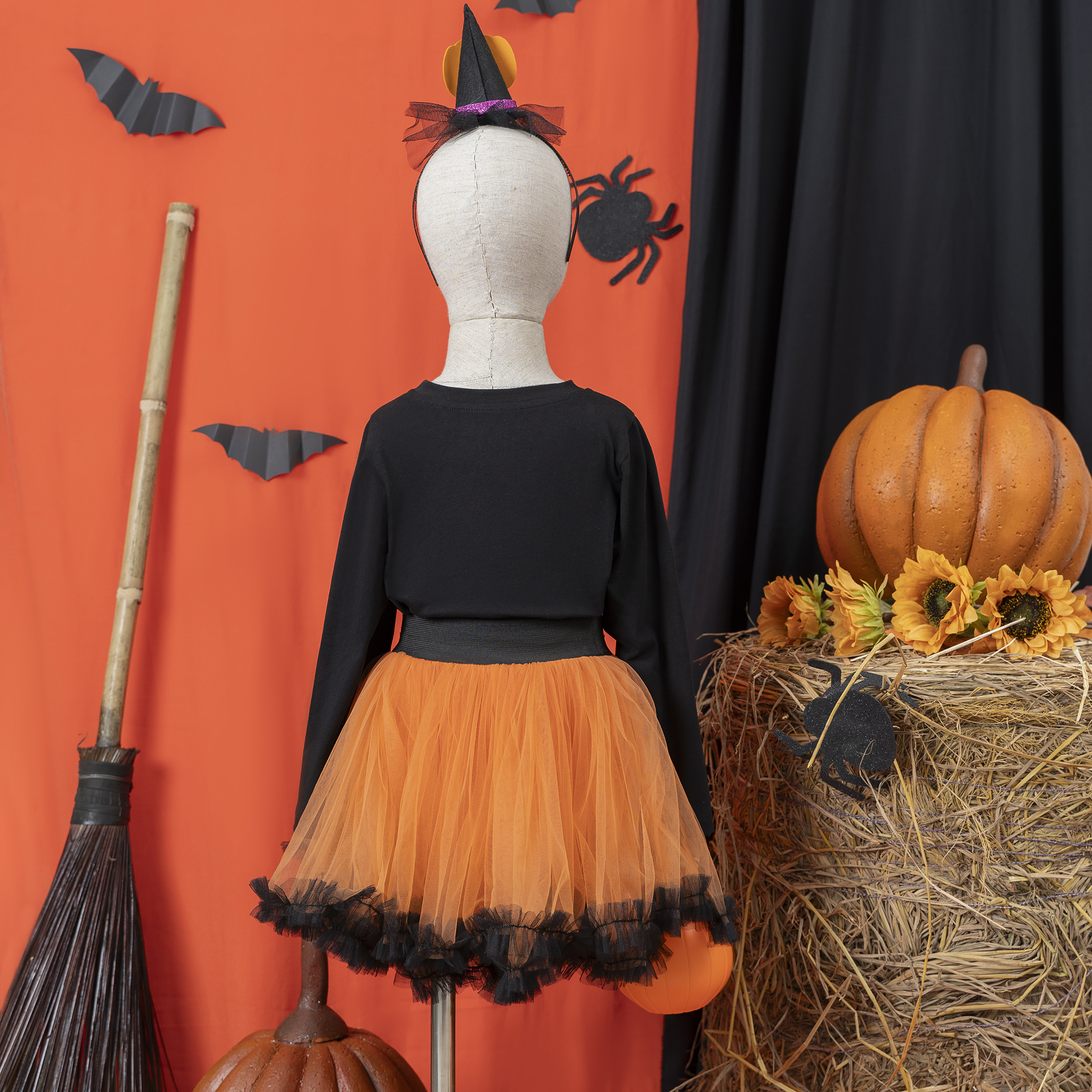 Set áo in kèm chân váy hoá trang bí ngô_thumbnail_7