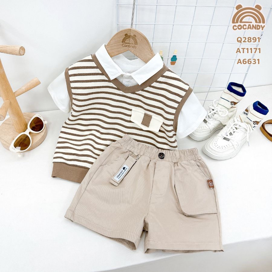 Quần cộc NÂU NHẠT 1 túi phồng_thumbnail_0