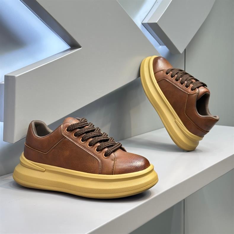 GA357 - Giày bố nam da buộc dây lót lông đế dày giữ ấm phong cách thời trang mùa đông 2025_thumbnail_3