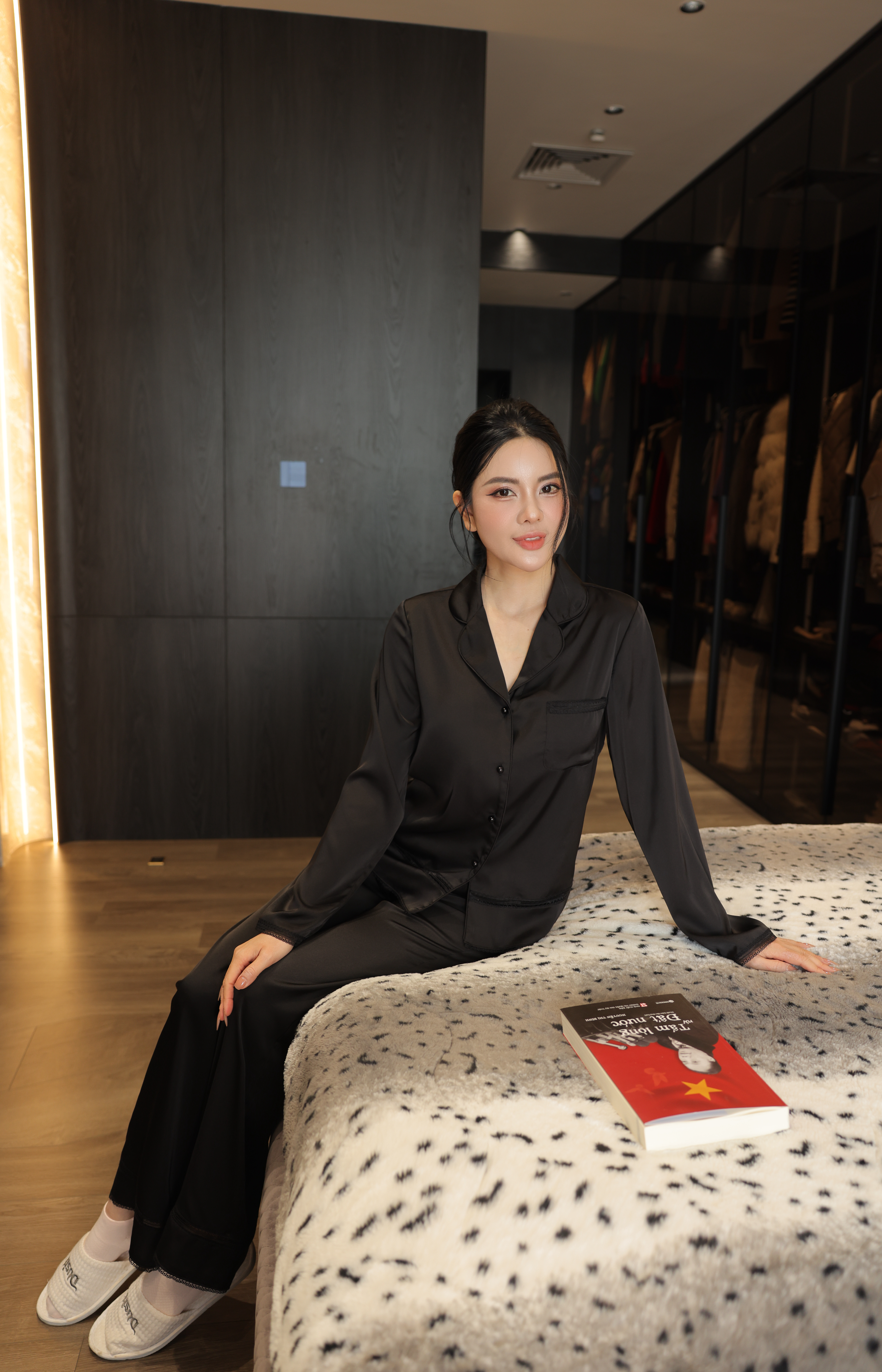 Bộ Lụa Áo Dài Tay, Quần Dài BN649_thumbnail_12