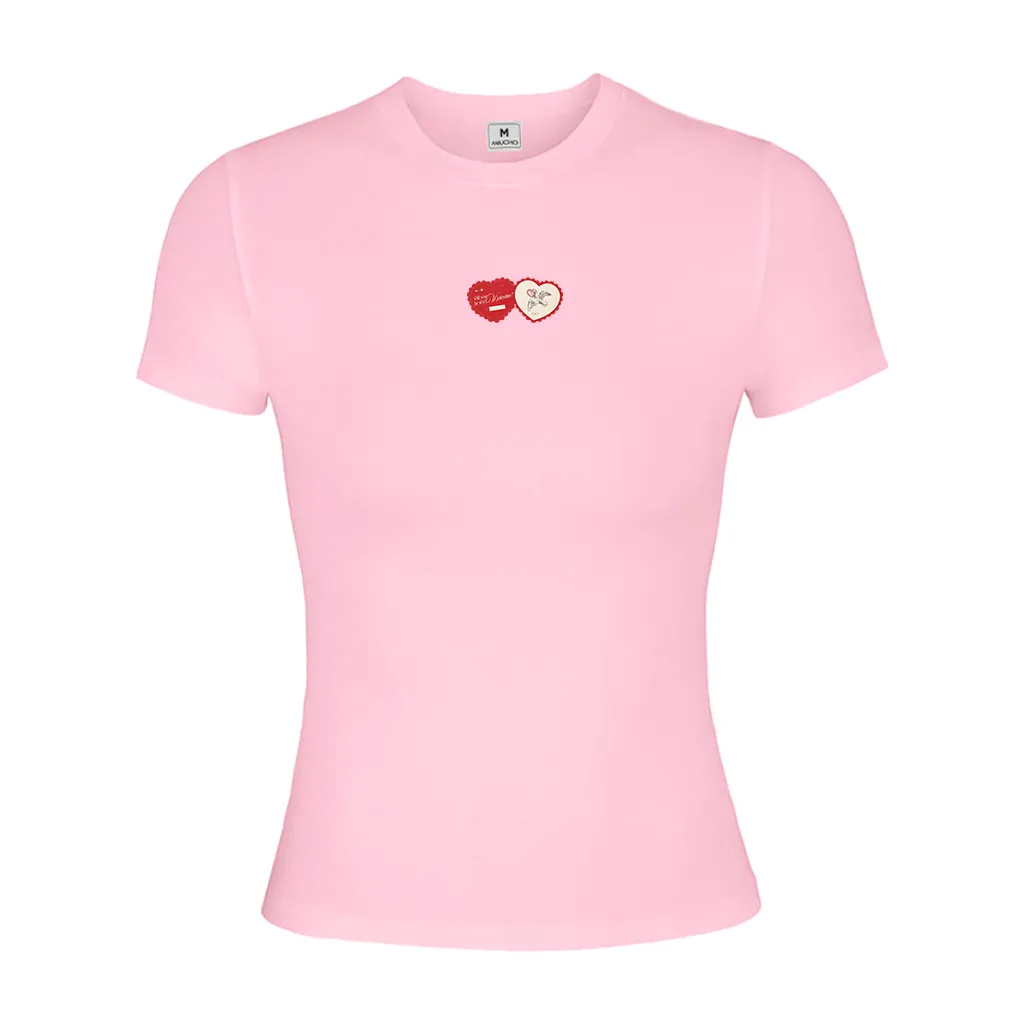 Áo baby tee nữ basic hình tim dễ thương Beezy vải visco thoáng mát tôn dáng 3024_thumbnail_13