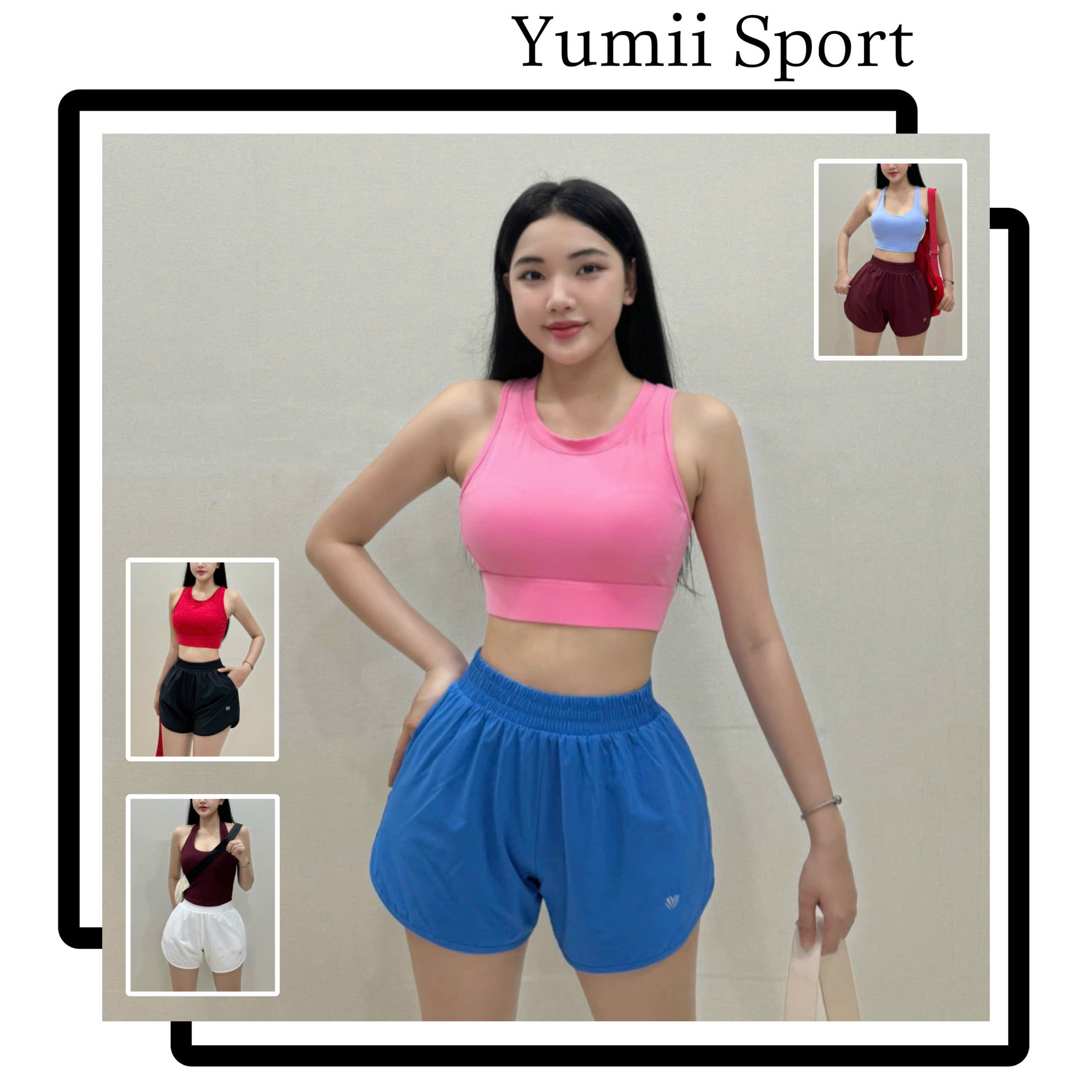 Quần Đùi Thể Thao Dáng Boxer Phối Viền Hack Mông_thumbnail_3