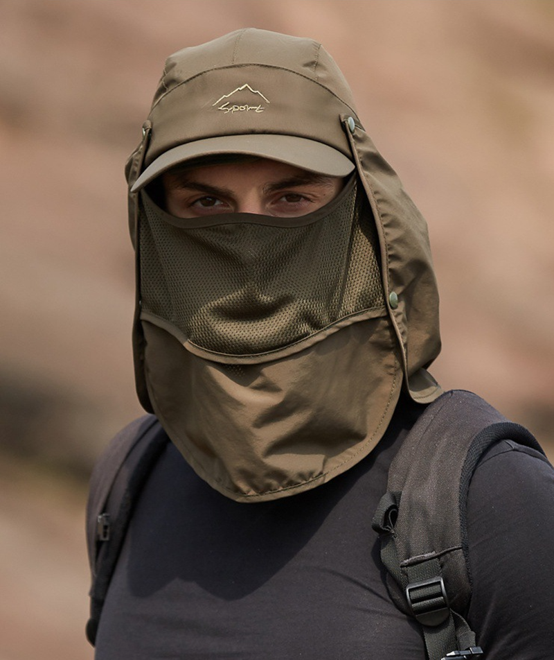 Mũ lưỡi trai đa năng có che gáy tháo rời #HZ2525_thumbnail_3