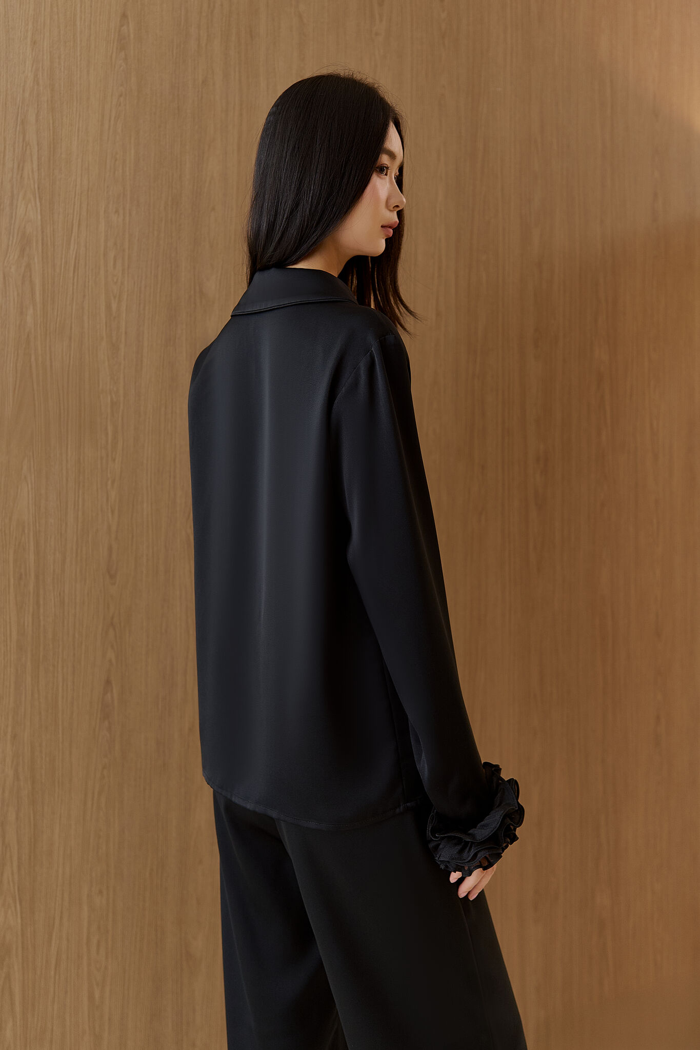 Bộ Lụa Áo Dài Tay, Quần Dài BN639_thumbnail_9