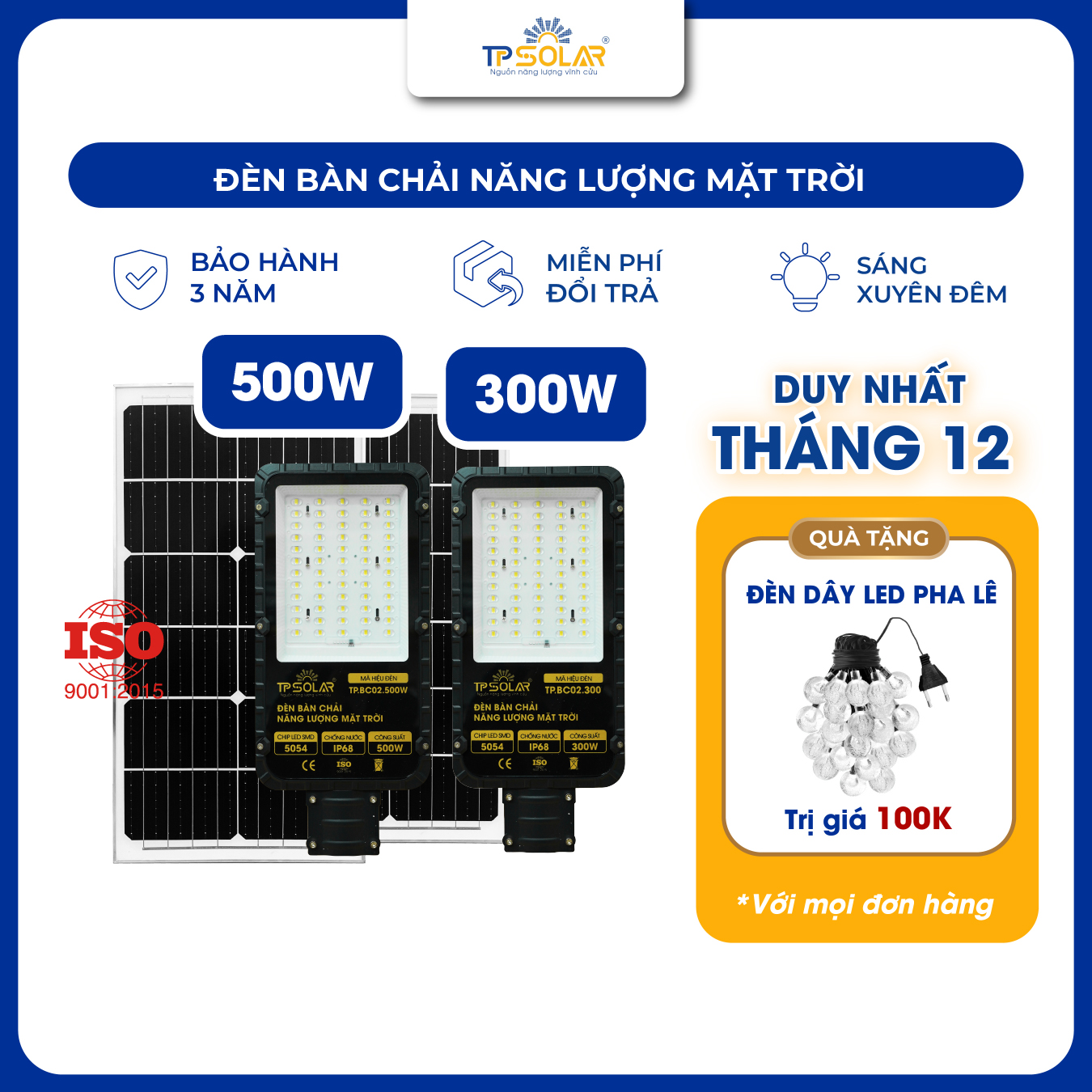 Đèn bàn chải cao cấp năng lượng mặt trời