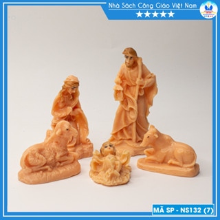 Tượng Noel 7cm 5 tượng màu da ✔