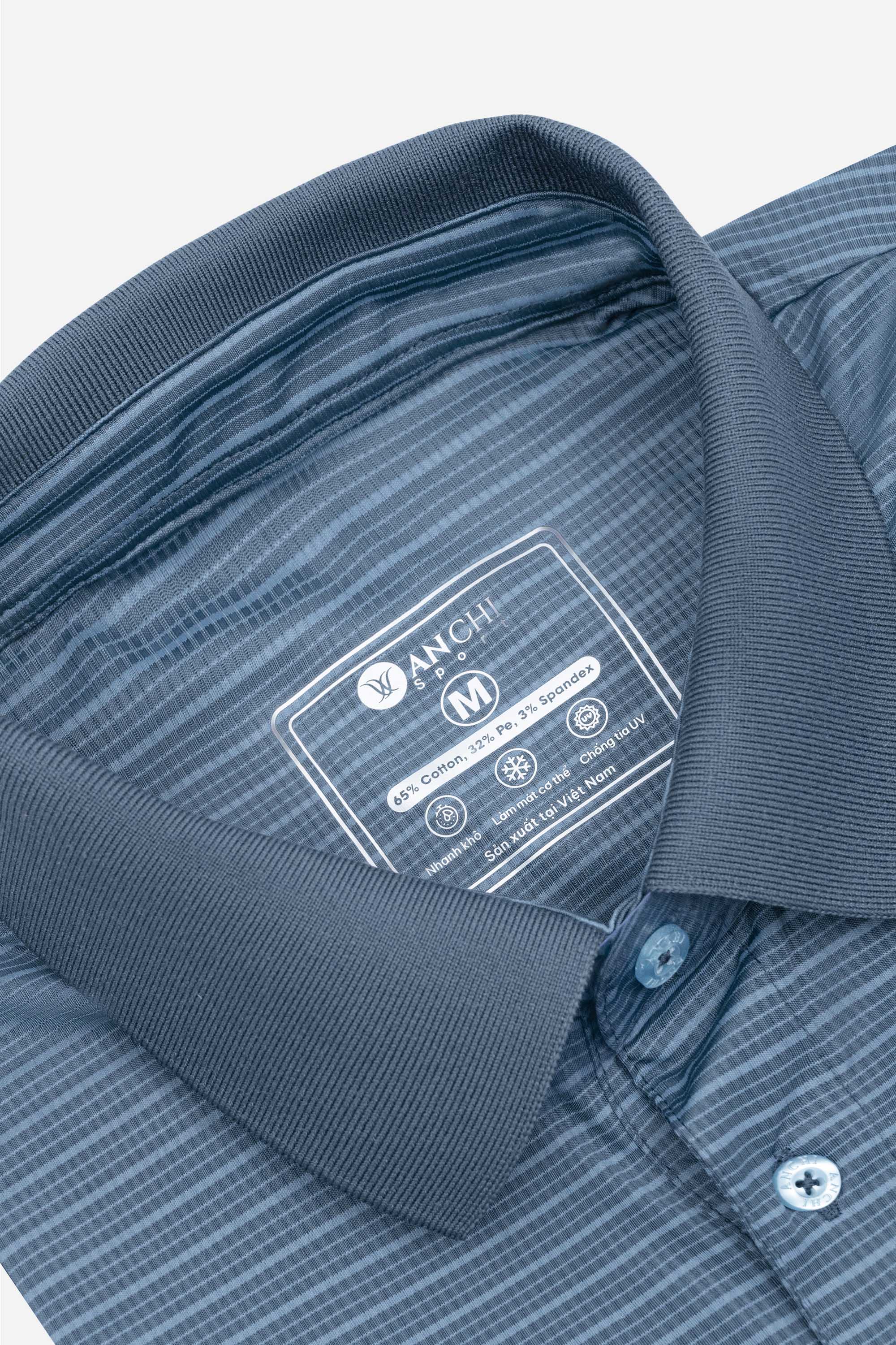 Áo Polo Túi Ngực Nam Trung Niên ANCHI Chất Liệu Cotton Cao Cấp Có Xẻ Tà Màu Xanh Nhạt_thumbnail_5