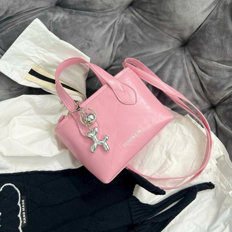 Túi Xách Nữ Đeo Chéo Phong Cách Cá Tính, Kèm Móc Treo Cún Con Dễ Thương Bag CUN123_thumbnail_1