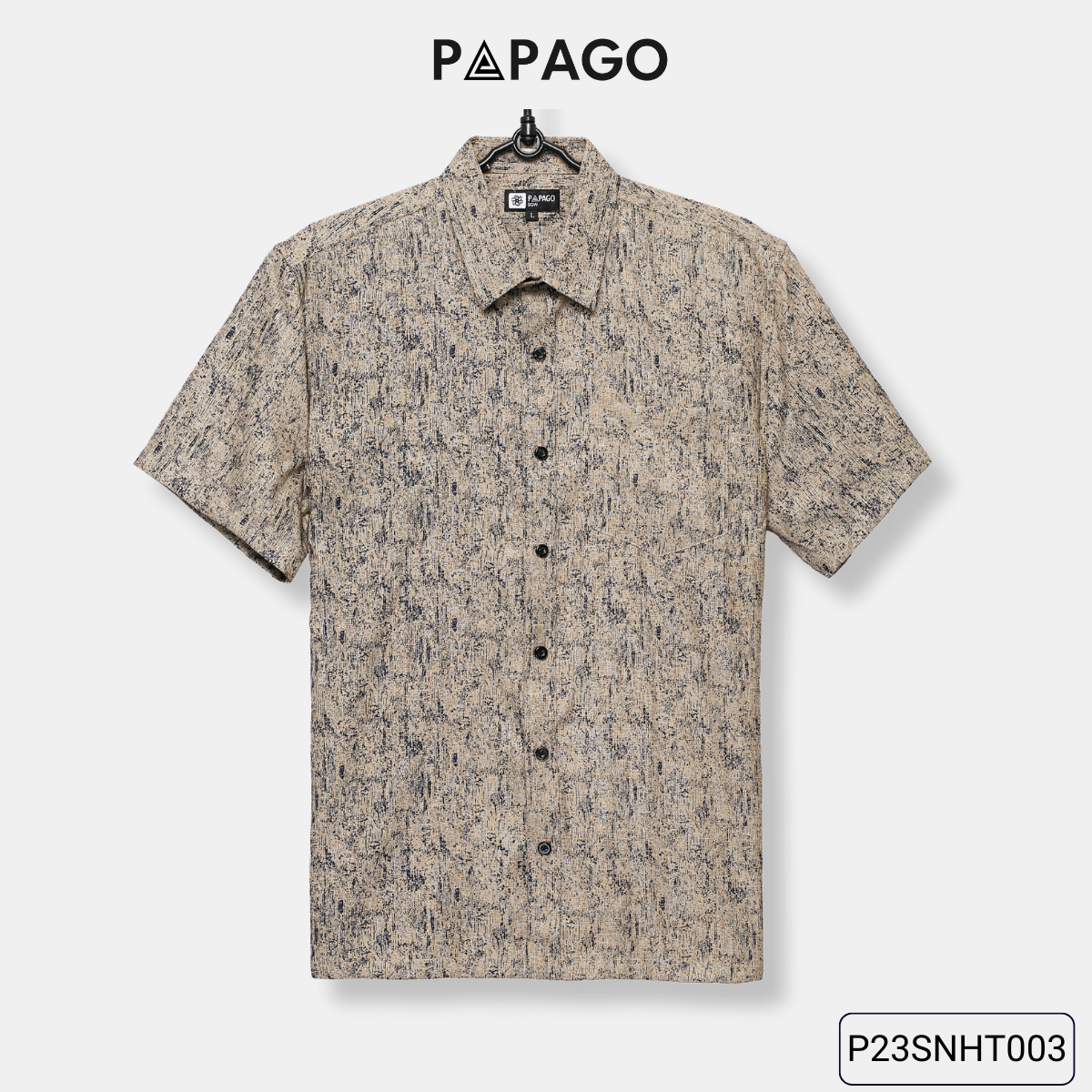 Áo sơ mi nam trung niên lai ngang PAPAGO vải xô đũi in họa tiết - P23SNHT003_thumbnail_13