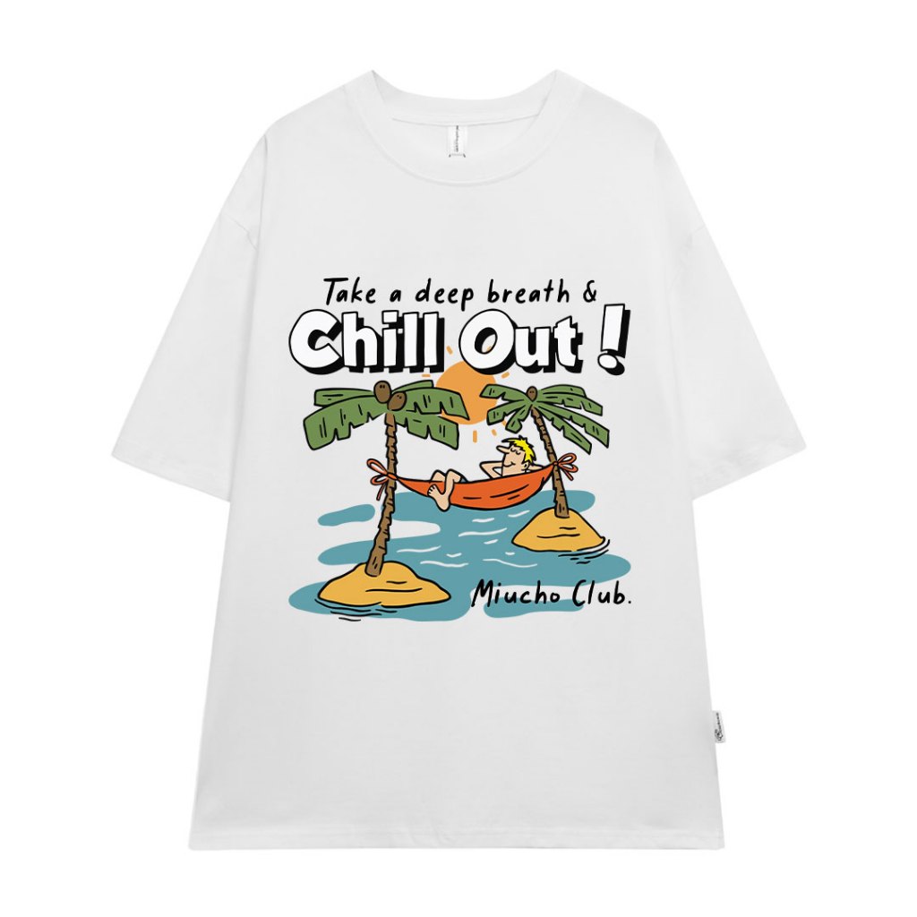 Áo thun nam form rộng ATD1145 Miucho Man tay ngắn thoáng mát cổ tròn in mix BST hè biển_thumbnail_17