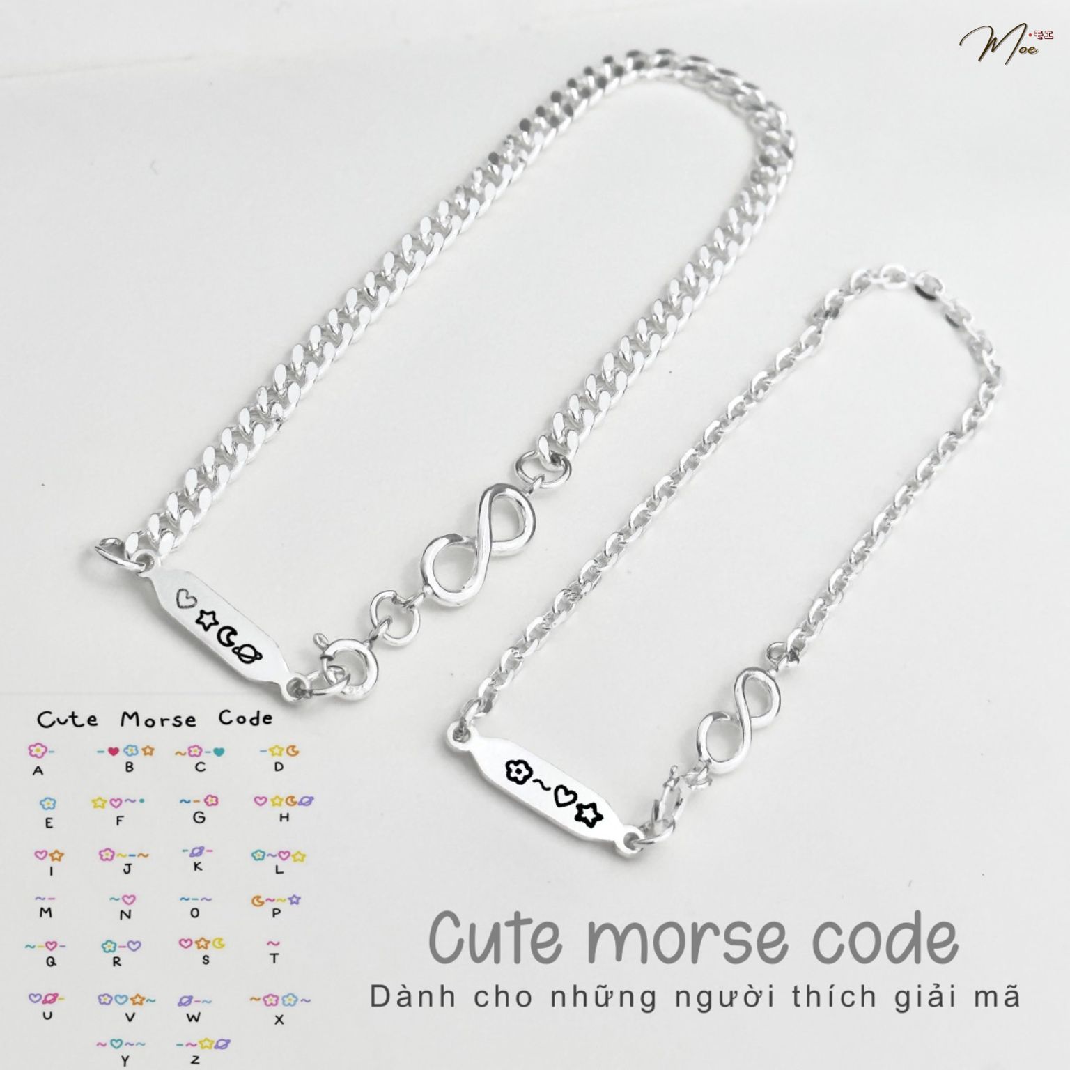 ĐT42 - Lắc tay đôi vô cực mix thẻ tên khắc theo yêu cầu_thumbnail_1