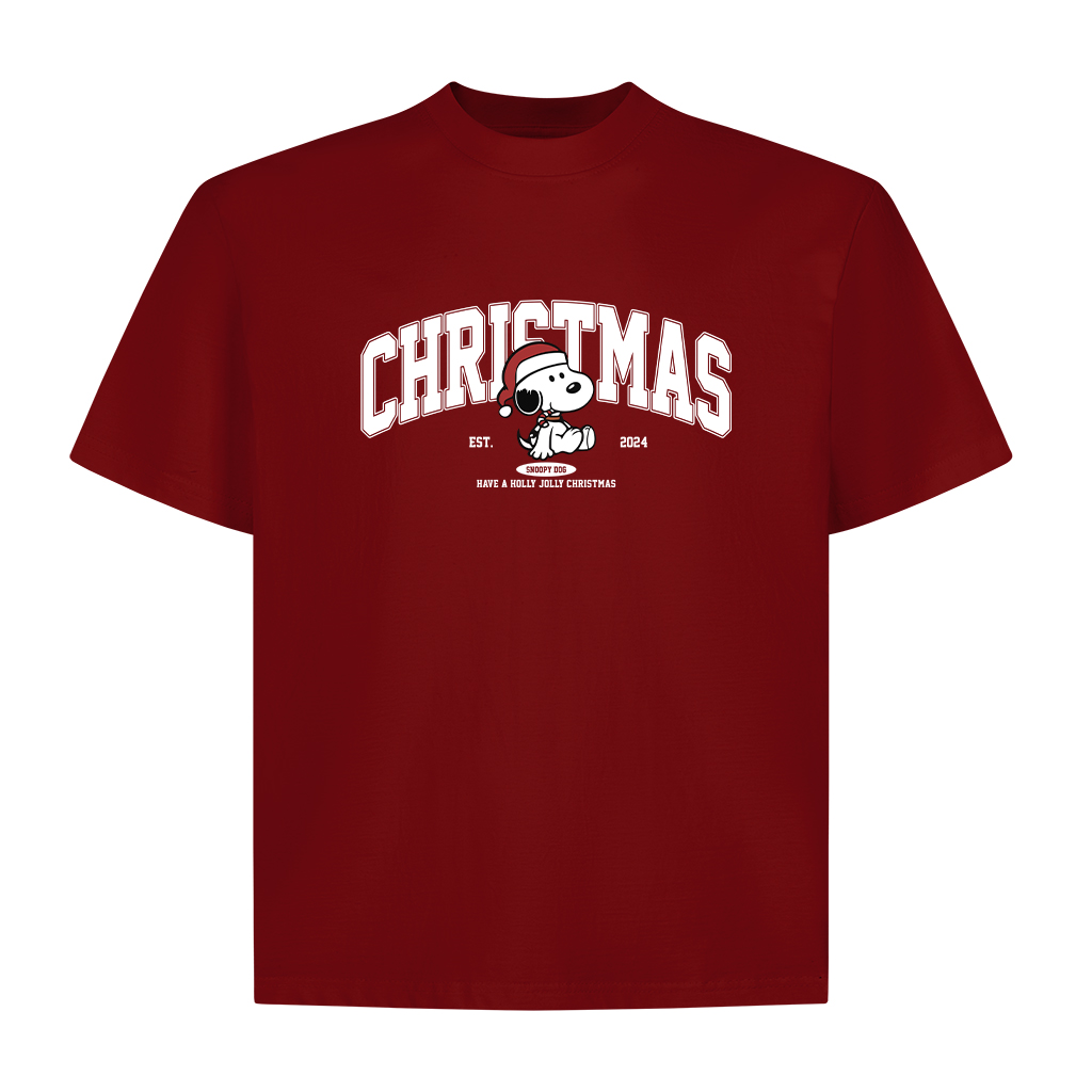 Áo thun boxy giáng sinh noel local brand chất vải cotton 2C 250GSM đứng form AXD1716 Miucho in mix_thumbnail_9