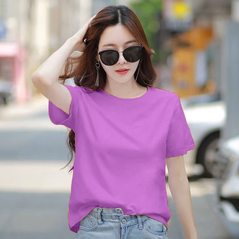 [Form Rộng] Áo phông nữ form rộng lẻ size mẫu lộn xộn - Giao hình ngẫu nhiên - Áo thun nữ Loza XA018_thumbnail_11