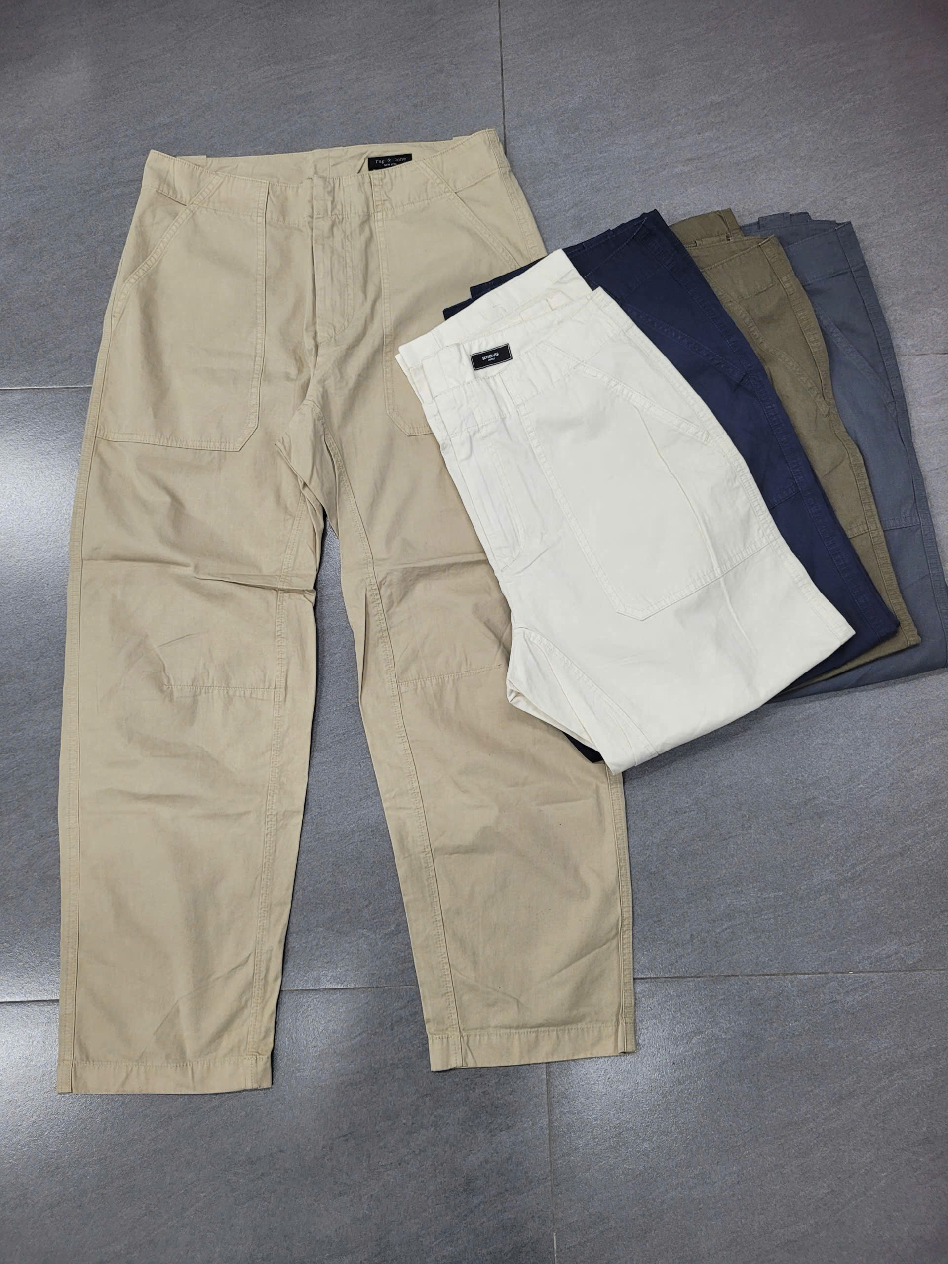 Q33 - Quần baggy nữ ( RÊU )