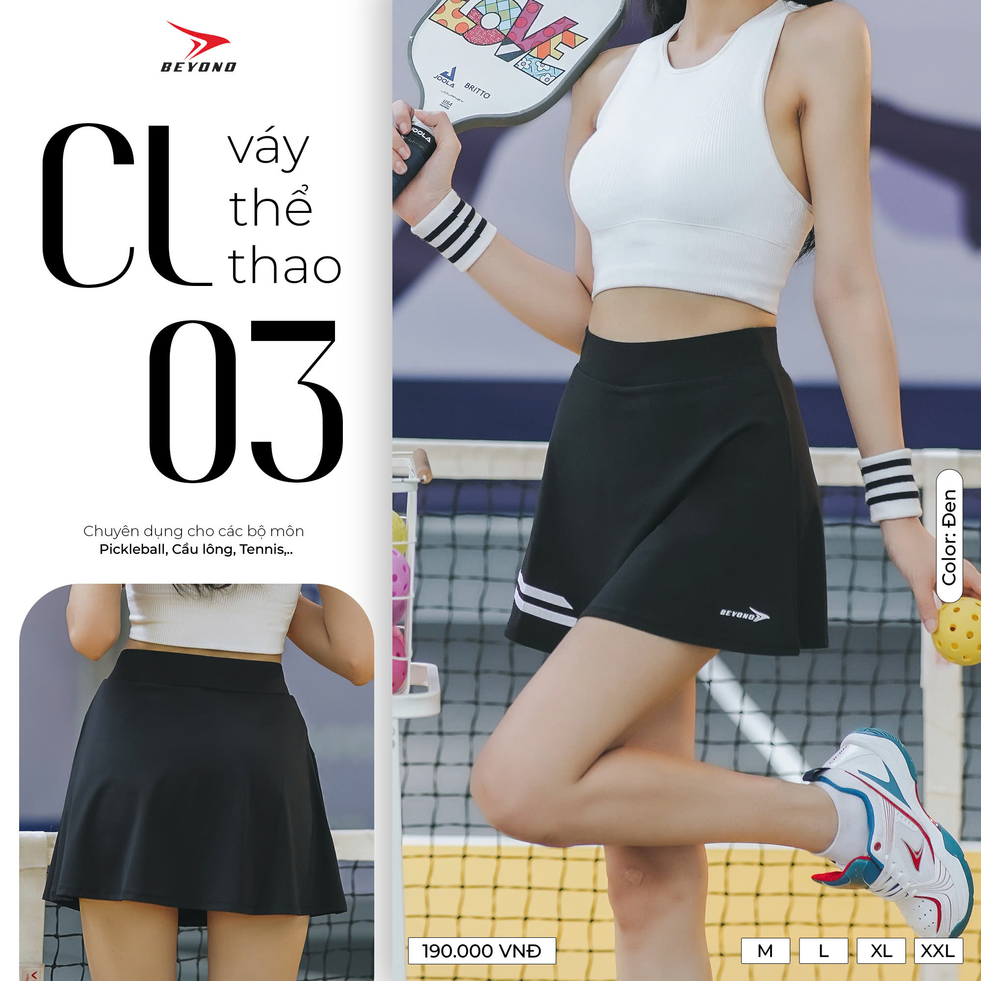 CHÂN VÁY THỂ THAO BEYOND NỮ