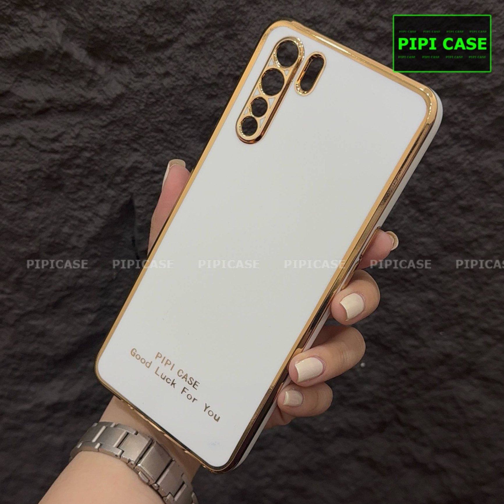 Ốp Lưng Oppo Reno 3 - Royal - Trắng