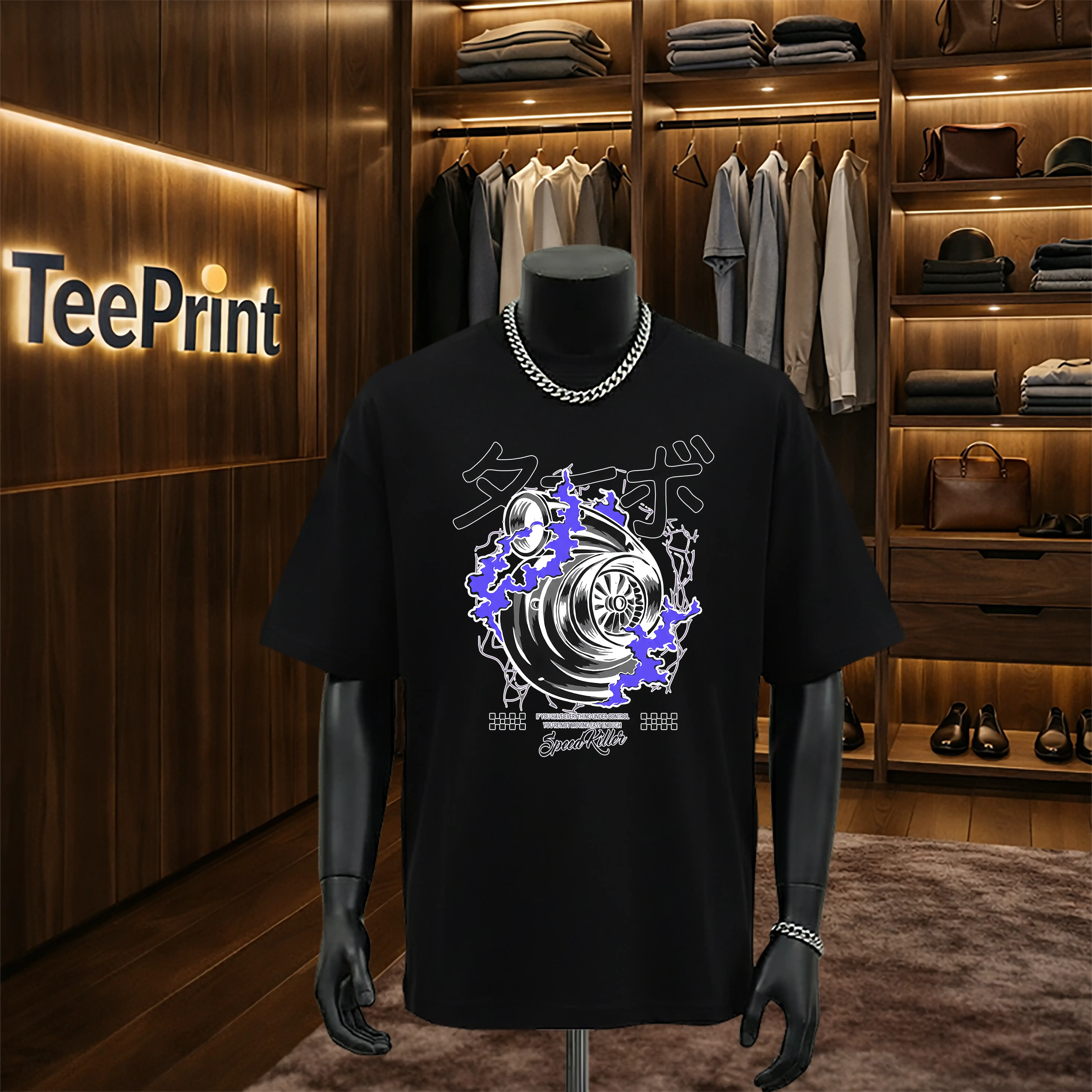 Áo thun nam form rộng graphic TeePrint 3220_thumbnail_2