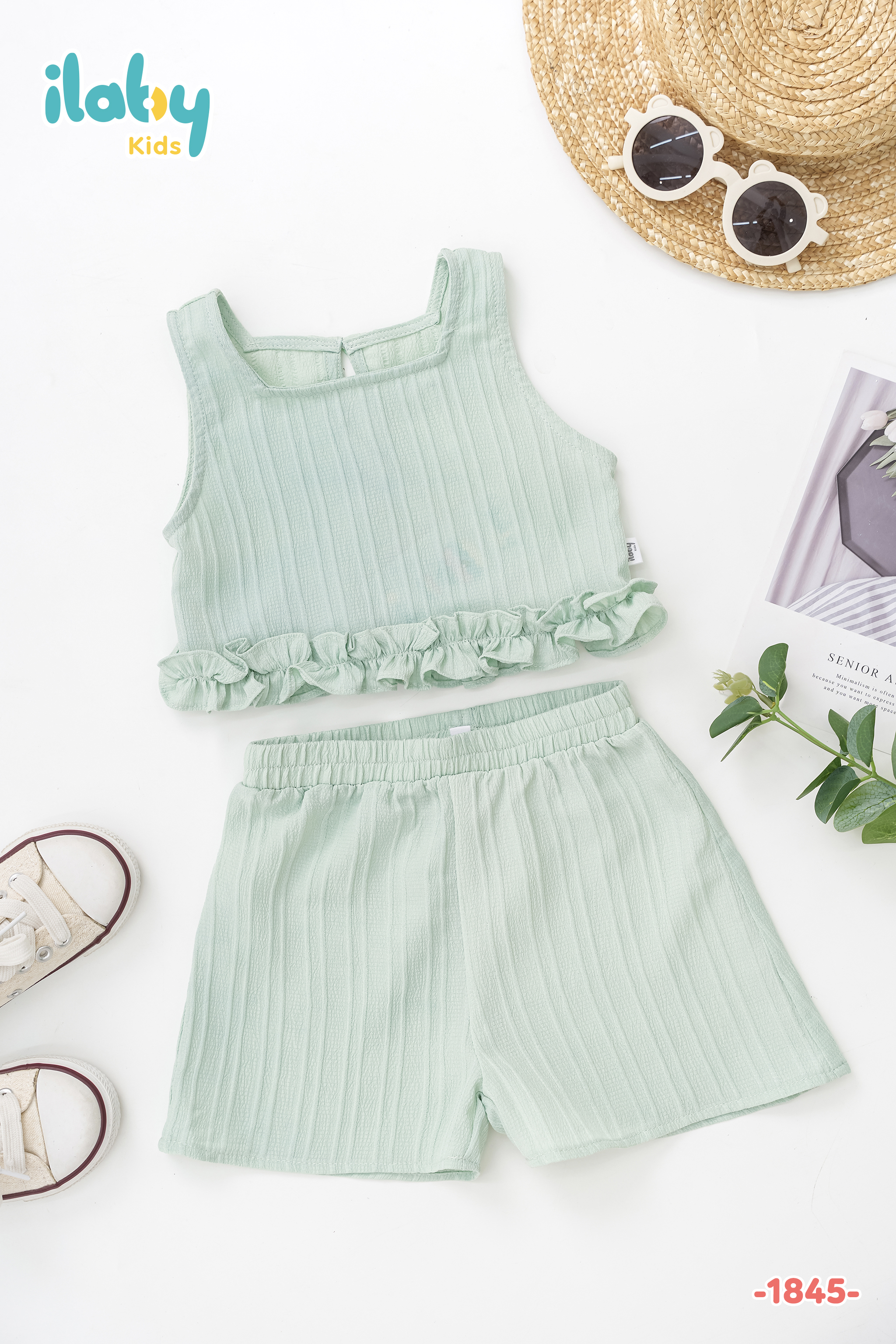 Bộ croptop cổ vuông bèo gấu áo_thumbnail_2