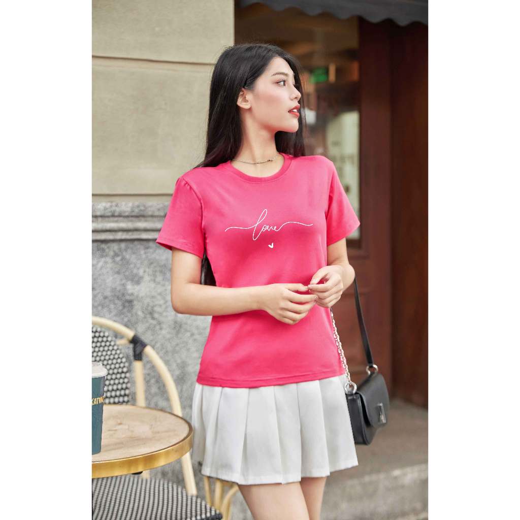 Áo thun nữ form vừa lịch sự regular ARD958 Miucho Chic in mix_thumbnail_3