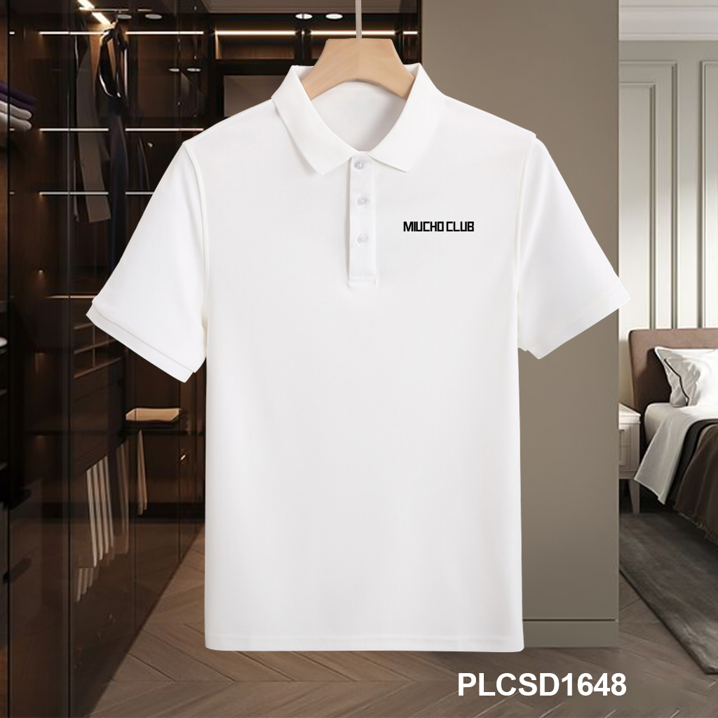 Áo polo nam form vừa vải cá sấu đứng form PLCSD1648 Miucho Iconic in typography_thumbnail_2