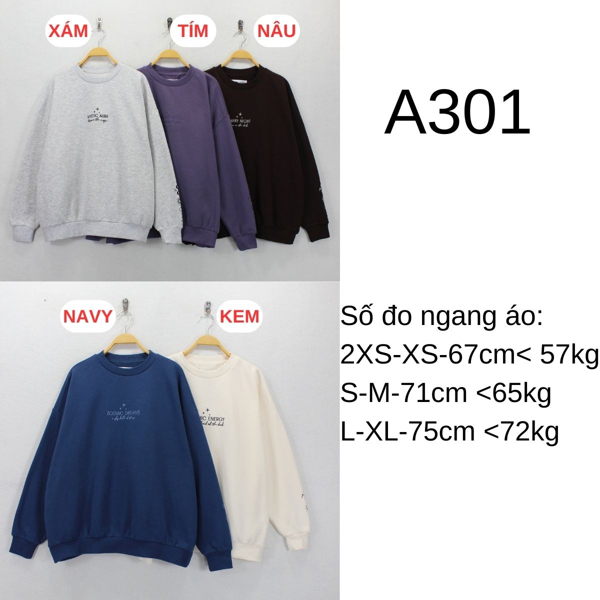 A301- ÁO SWEATER GJ