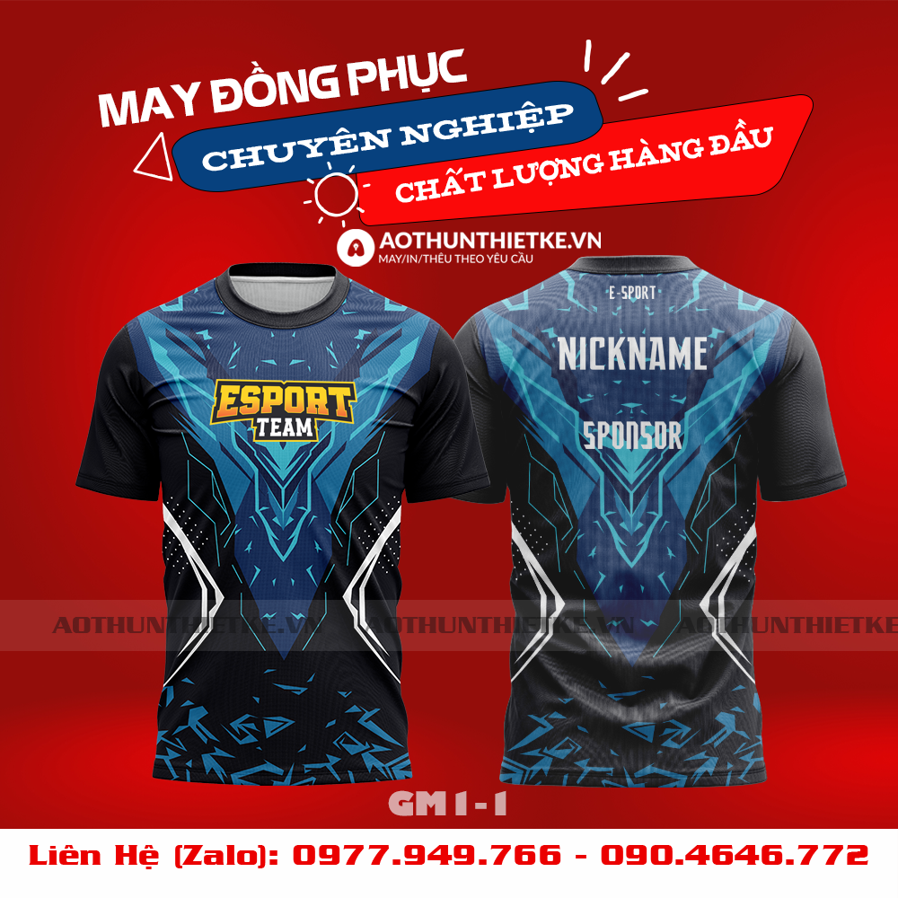 Mẫu Áo Game Thủ Esports Thiết Kế - TKGM94