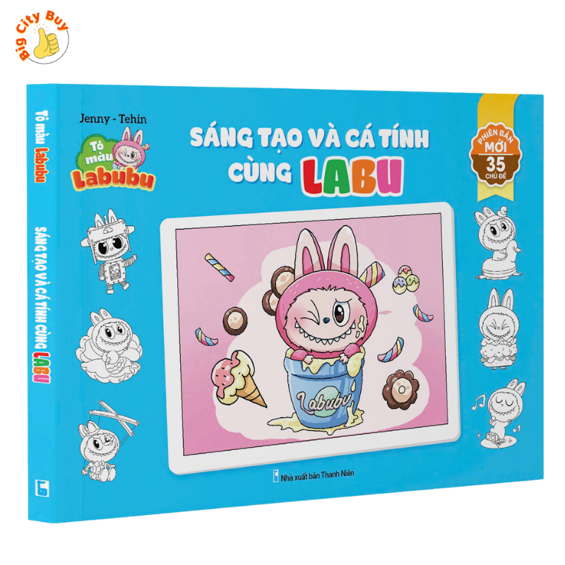 Bộ Tô Màu CapyBara, Kuromi, Labubu 35 Chủ Đề Cực Thú Vị Và Đáng Yêu Cho Bé_thumbnail_1