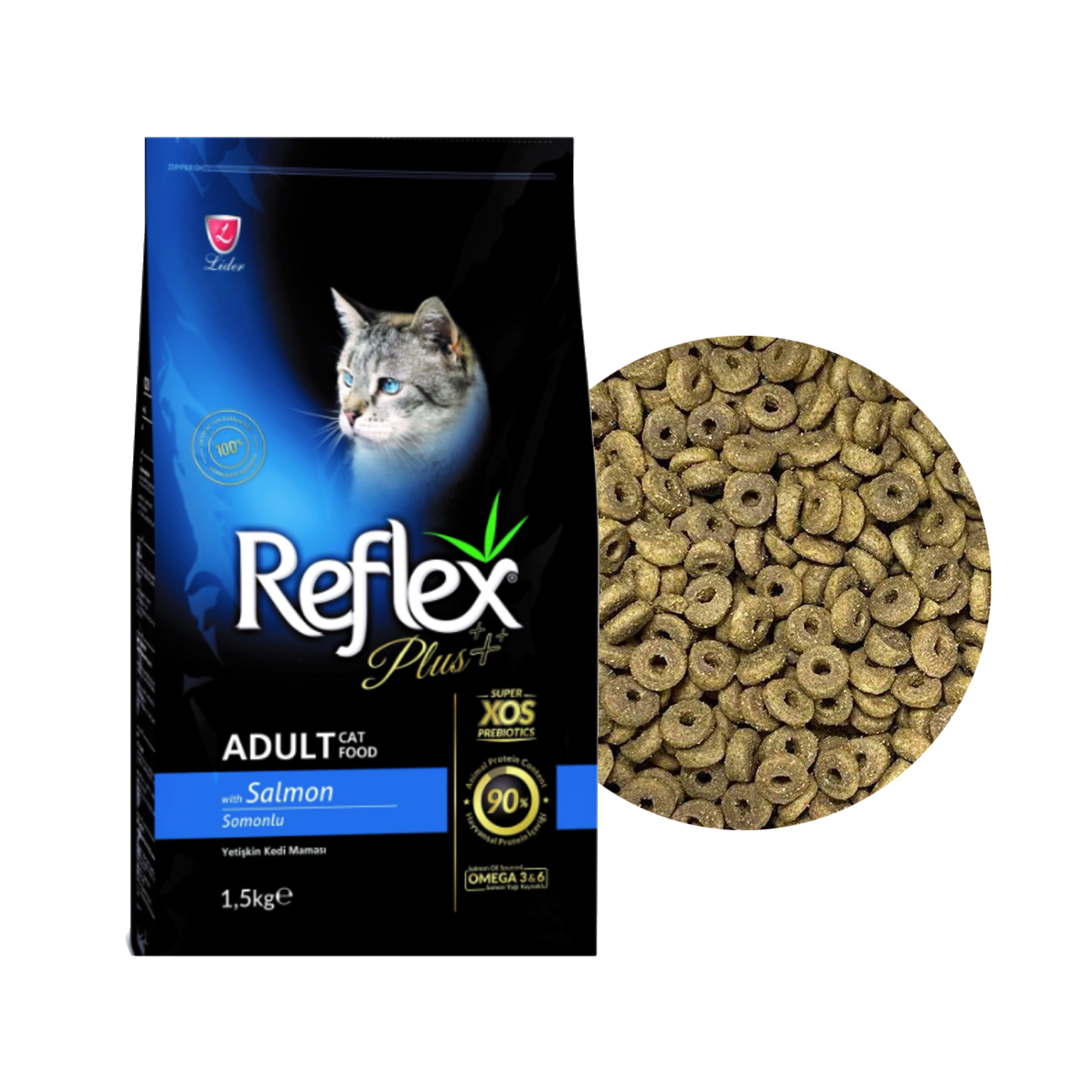 Thức ăn mèo REFLEX PLUS ADULT CAT FOOD SALMON (Cá hồi) 15KG_thumbnail_3