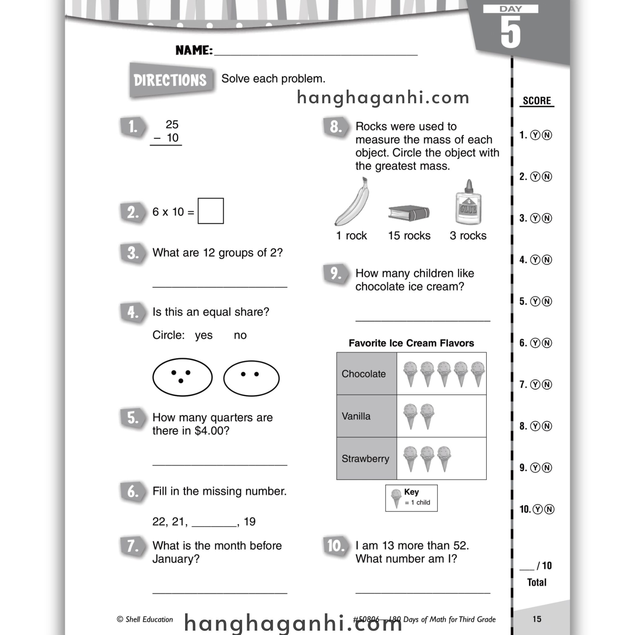 Bộ sách 180 Days – Grade 3 Full 5 Quyển_thumbnail_19
