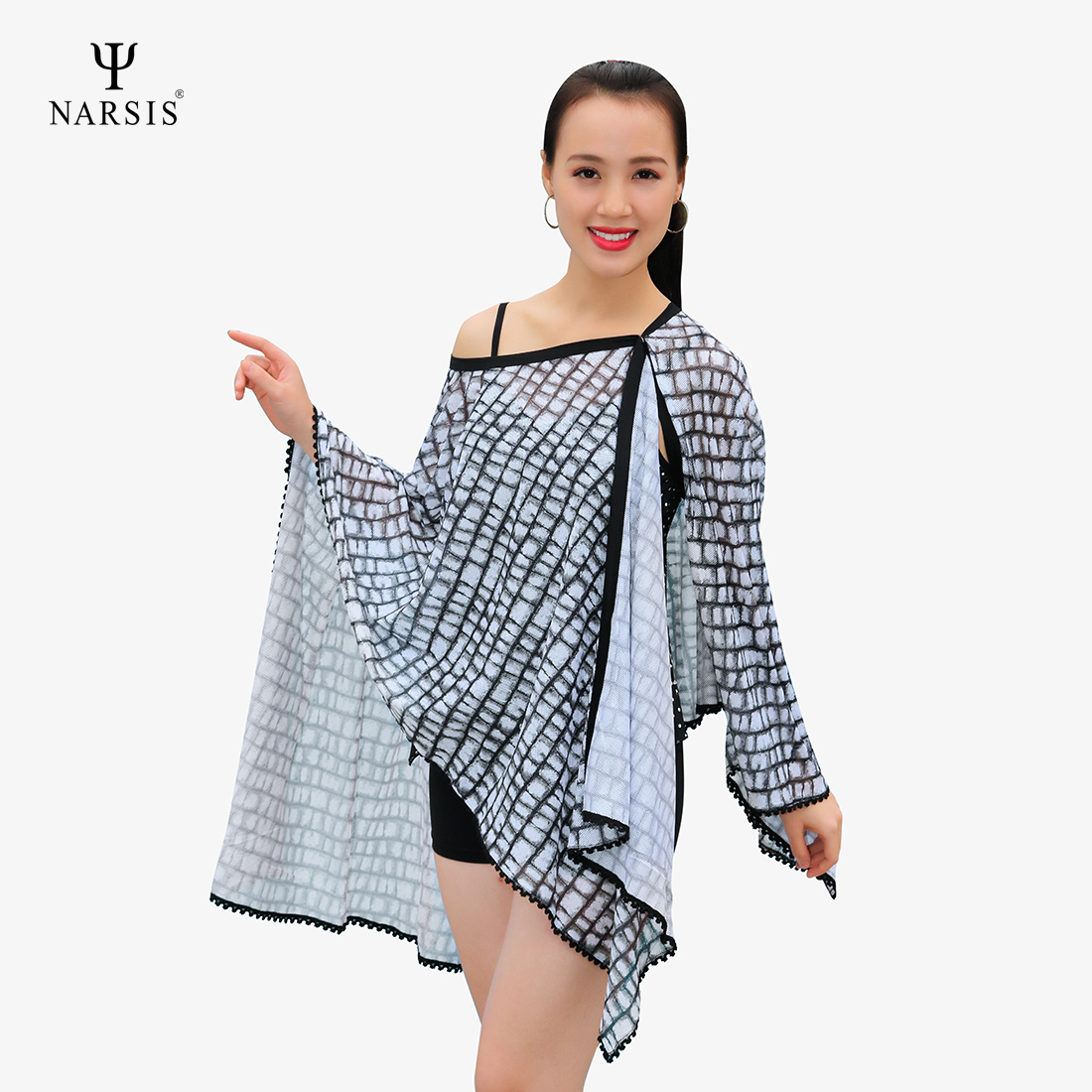 ÁO CHOÀNG ĐI BIỂN A7011 NARSIS CHẤT LIỆU THOÁNG MÁT, DỄ CHỊU, THOẢI MÁI CẢ NGÀY, DỄ VẬN ĐỘNG