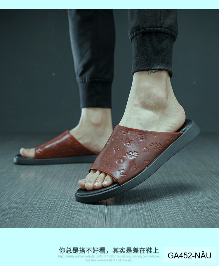 GA452 - Dép xỏ ngón nam da bò cao cấp đế cao su chống trơn trượt_thumbnail_6