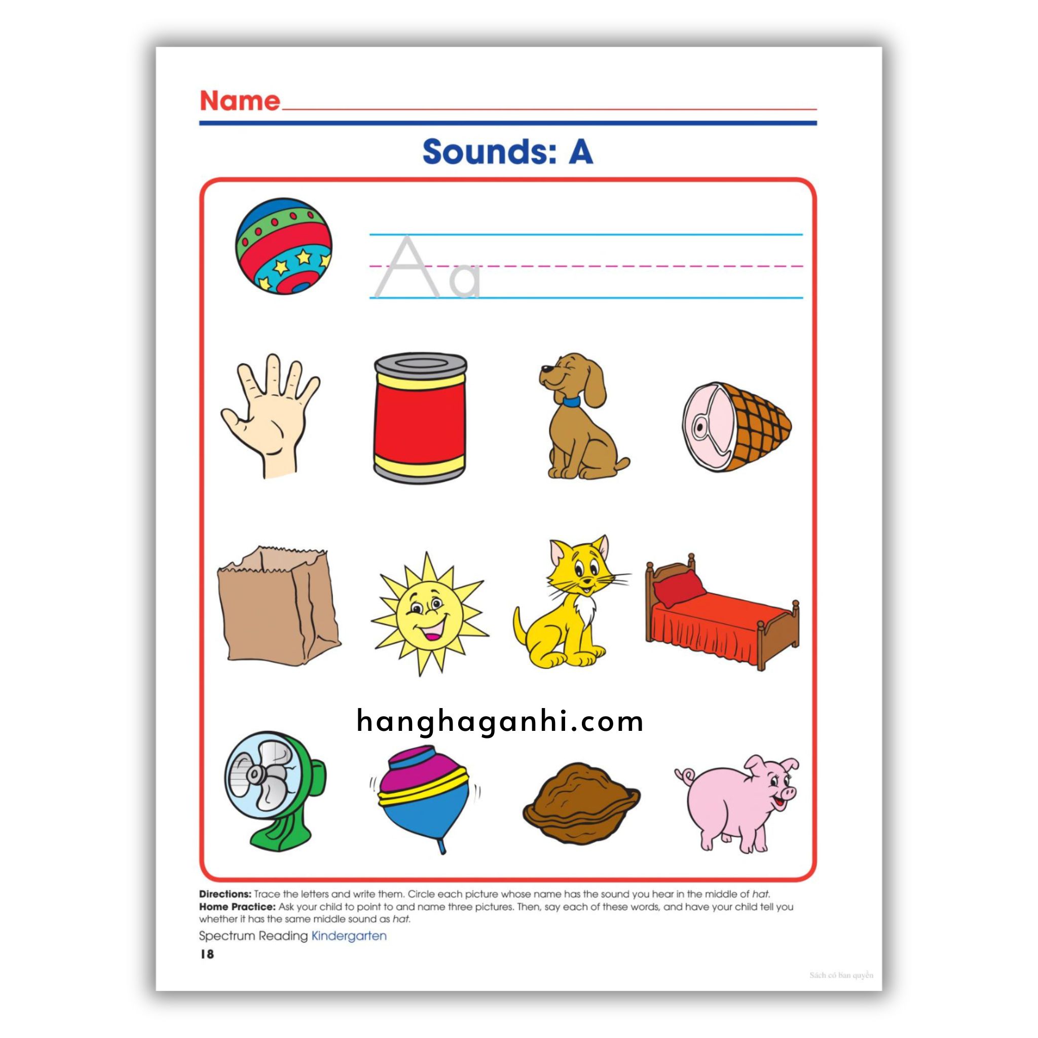 Sách Spectrum Reading Workbook Grade K_thumbnail_4