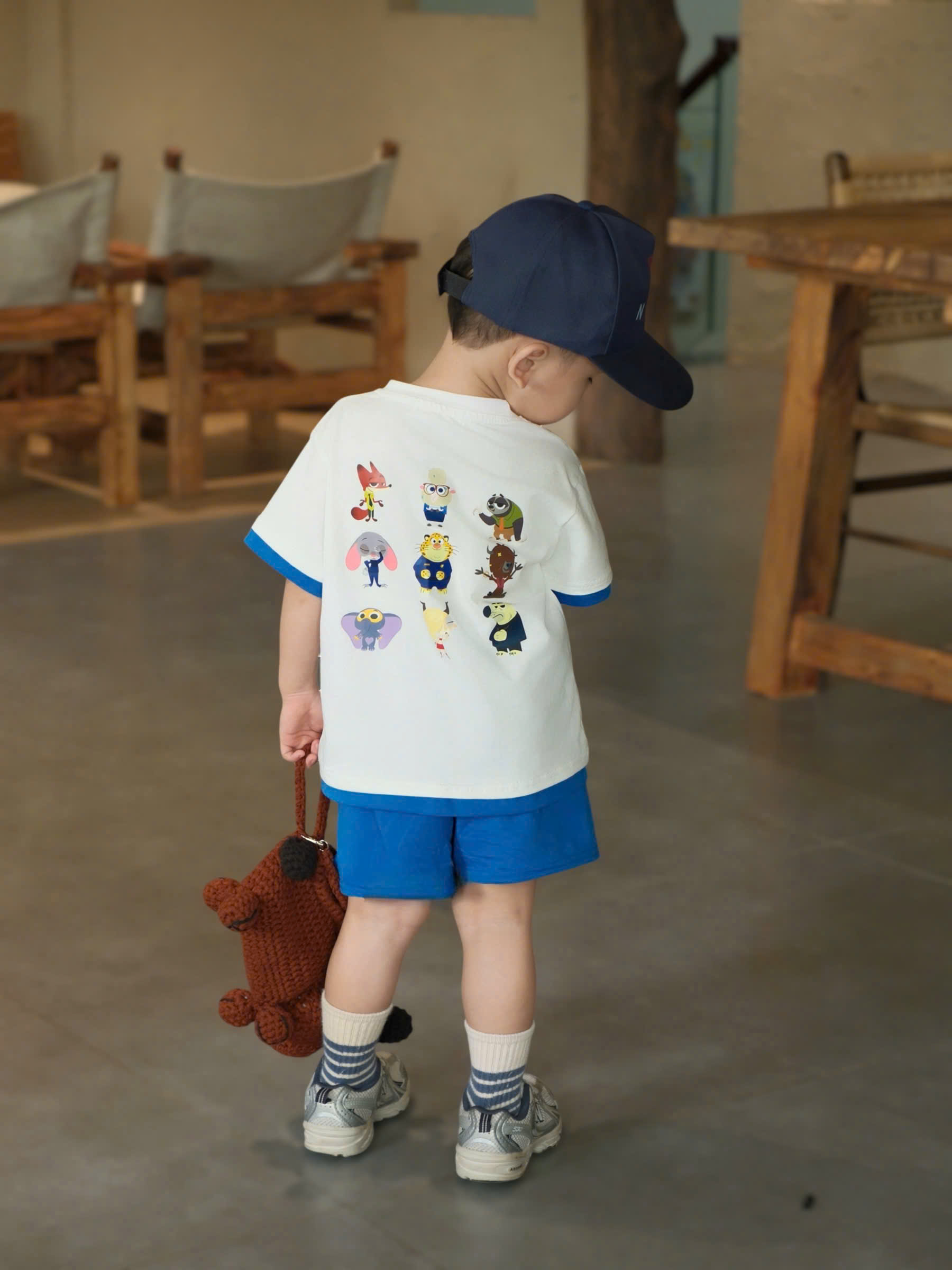 N53 BỘ CỘC CÁO VÀ THỎ ZOOTOPIA KÈM MŨ- A117.1786