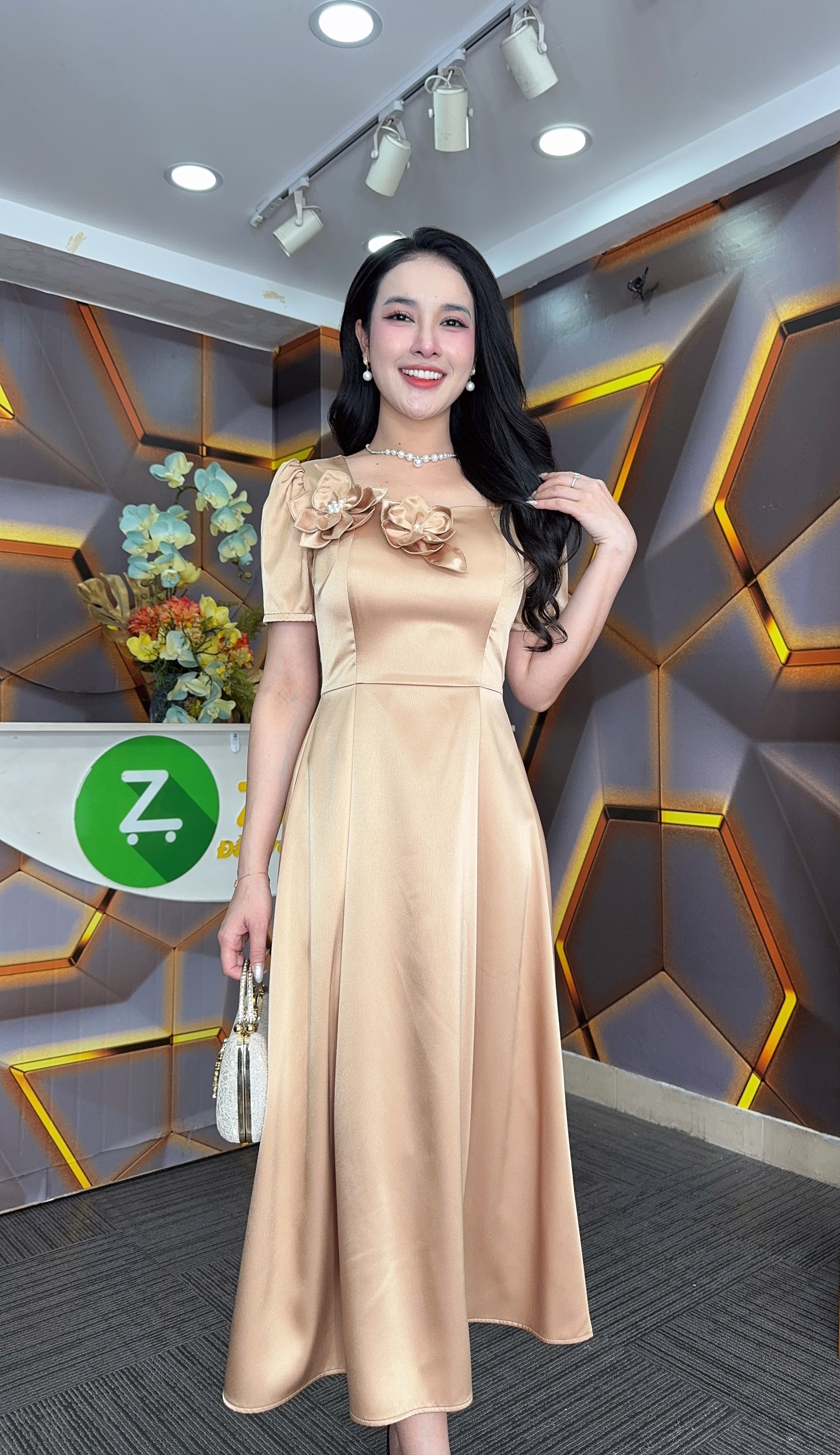 Đầm xòe - Y1917 - Thương hiệu Zonbig_thumbnail_3