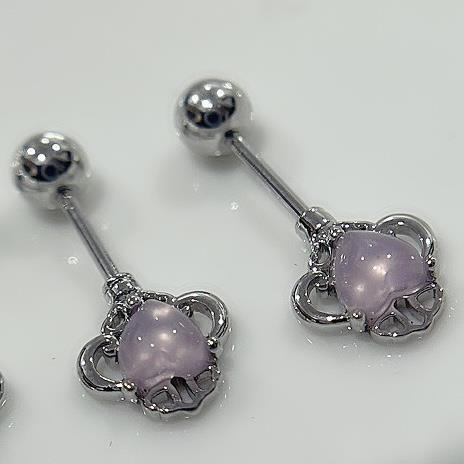 Khuyên kiểu vertical lồng bí ngô đính kim cương trái tim hồng_thumbnail_1