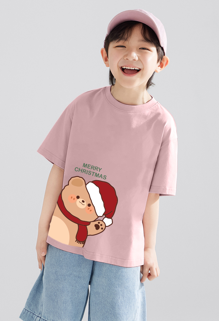 Áo thun bé trai giáng sinh noel form rộng vải cotton co giãn thoải mái AED1710 Miucho Kid in artwork_thumbnail_5
