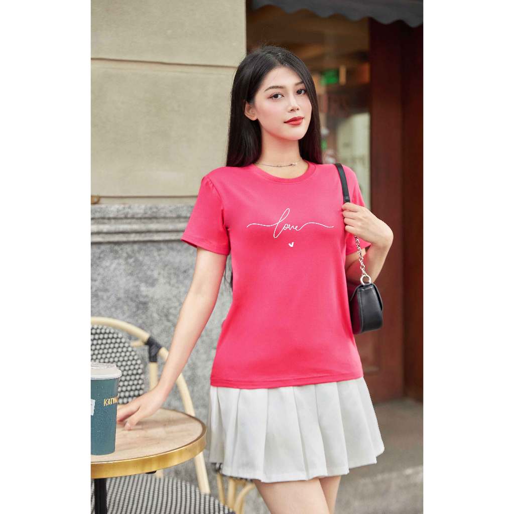 Áo thun nữ form vừa lịch sự regular ARD958 Miucho Chic in mix_thumbnail_4