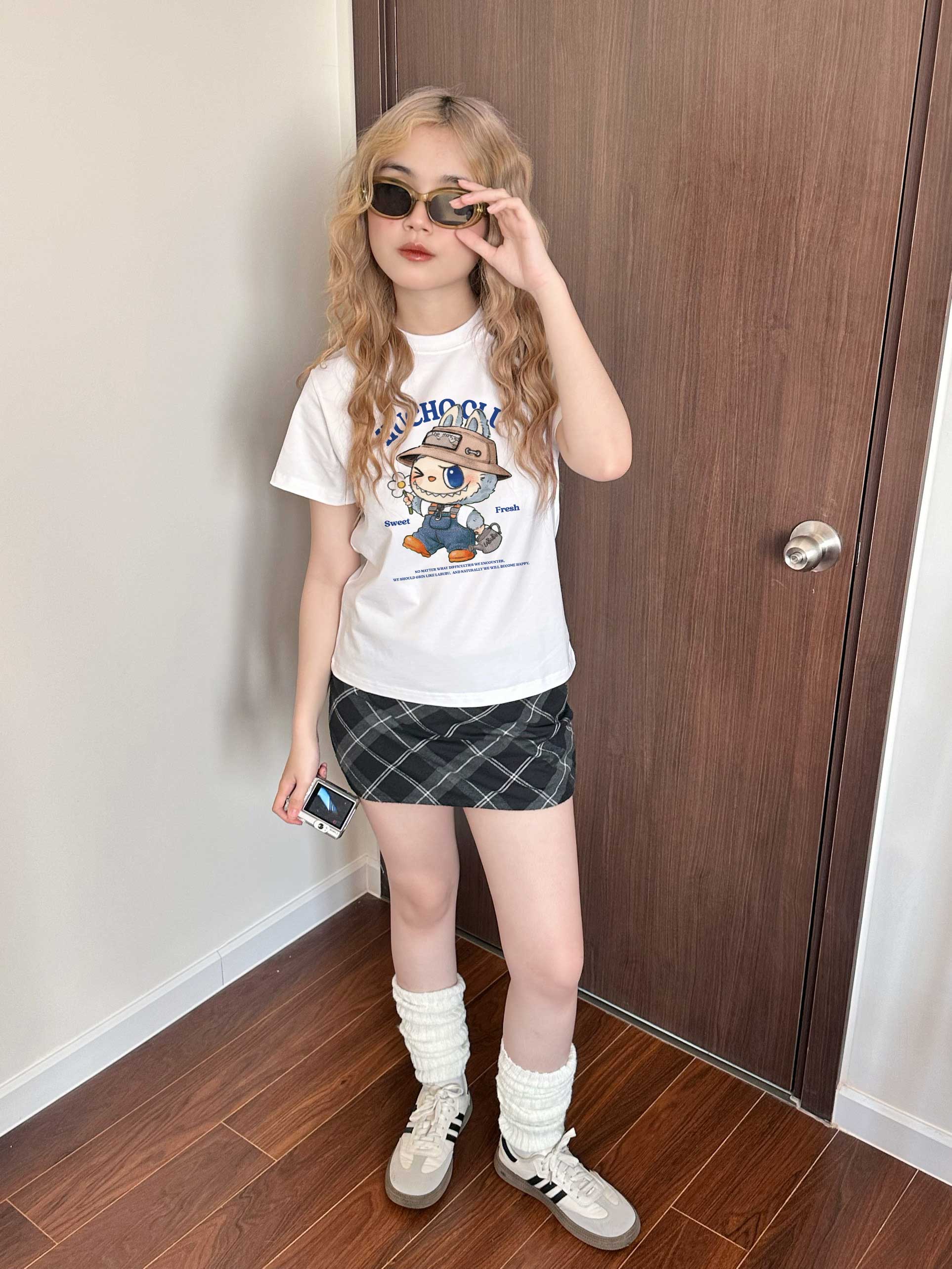 Áo baby tee labubu form ôm ABD1315 Miucho tay ngắn cổ tròn hotrend in mix_thumbnail_5