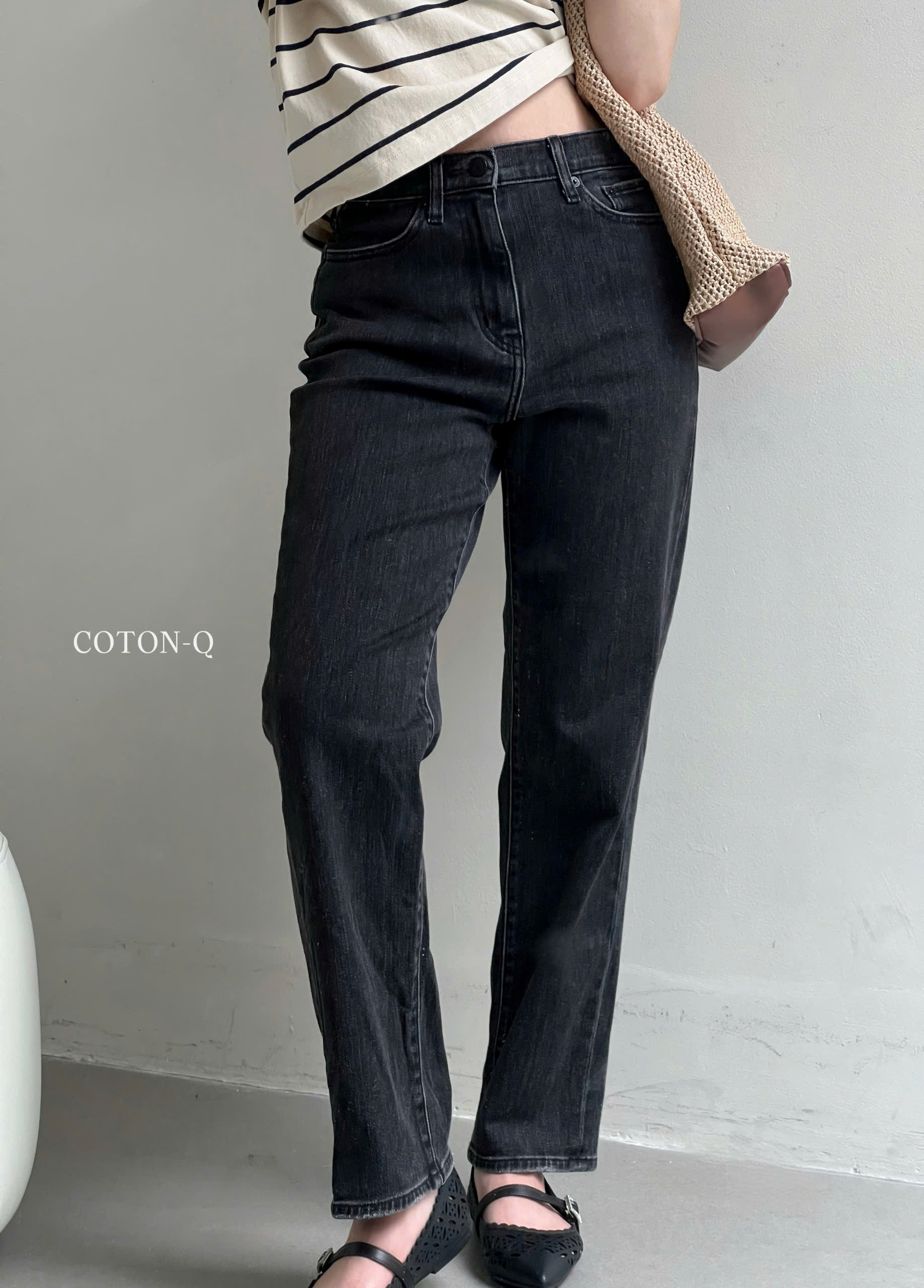 Q47 Quần jean baggy ( ĐẬM )