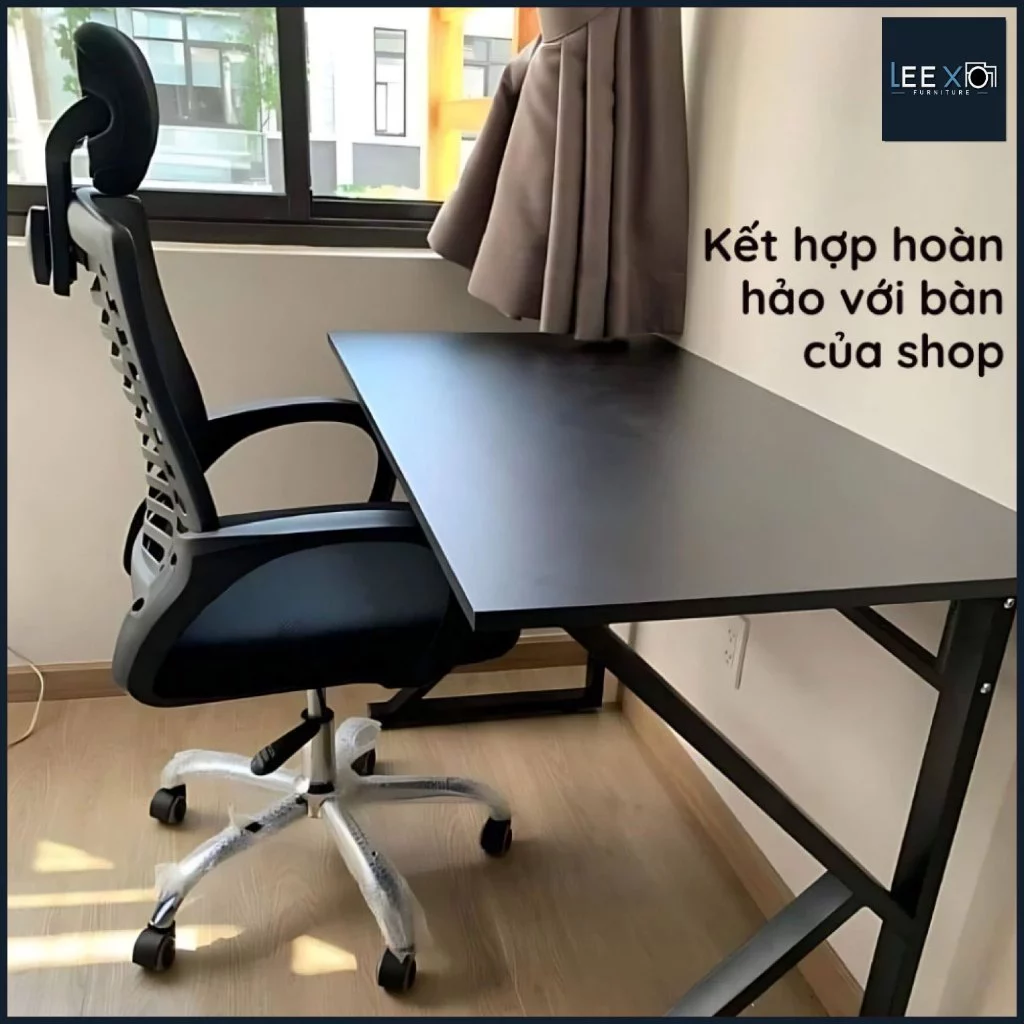 Ghế Văn Phòng LX503 – Tựa Đầu Êm Ái, Lưng Xương Cá Thoáng Khí, Ngả Lưng Thư Giãn Bảo Vệ Cột Sống_thumbnail_2