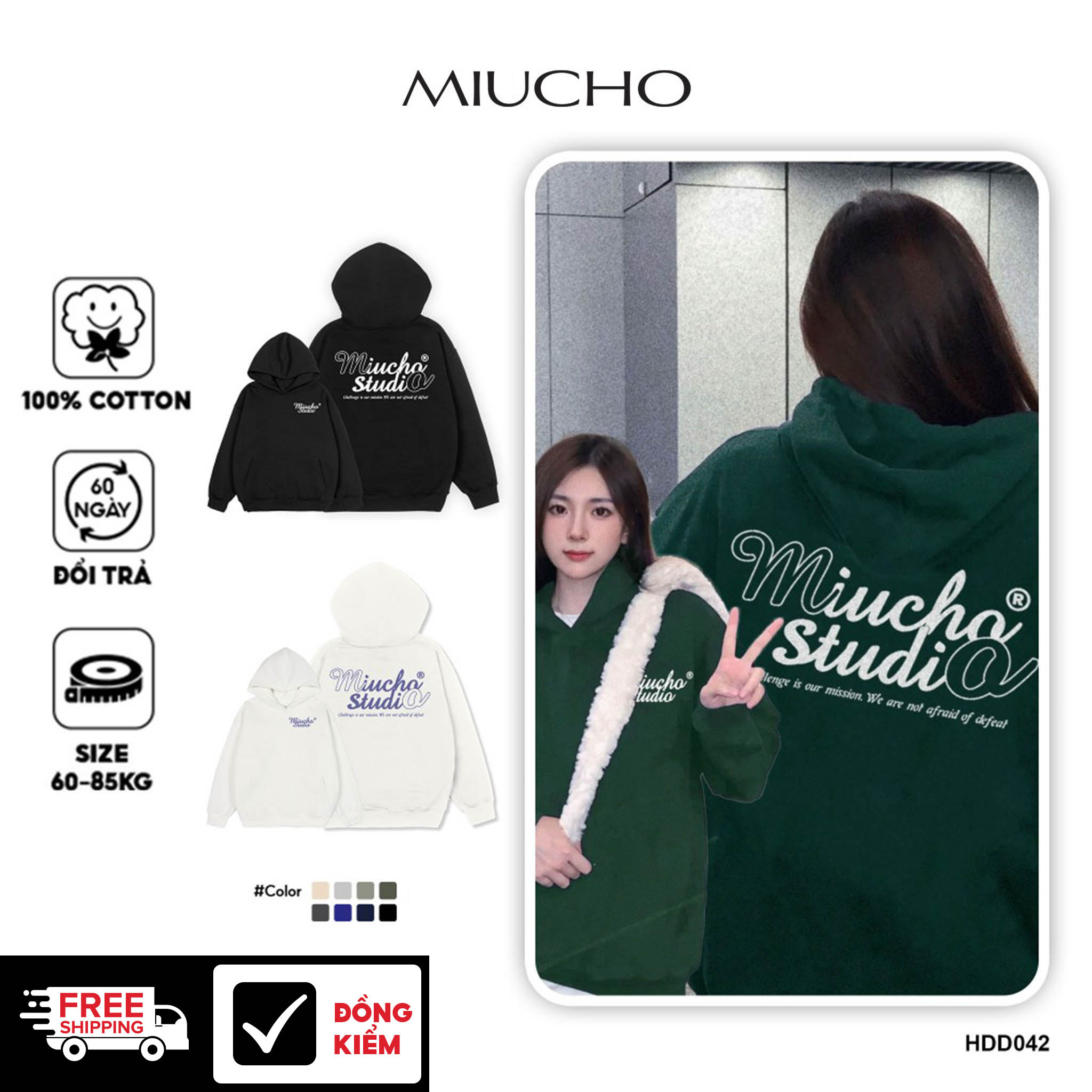 Áo hoodie nam unisex form rộng HDD042 Miucho chân cua dày dặn in graphic_thumbnail_1