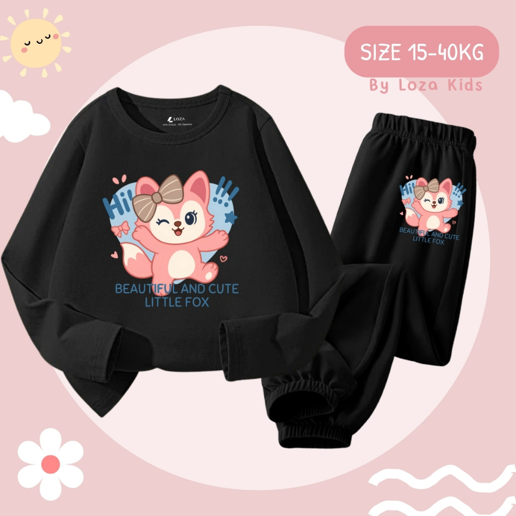 Bộ Thu - Đông bé gái in hình LINABELL- Loza Kids BW437_thumbnail_5