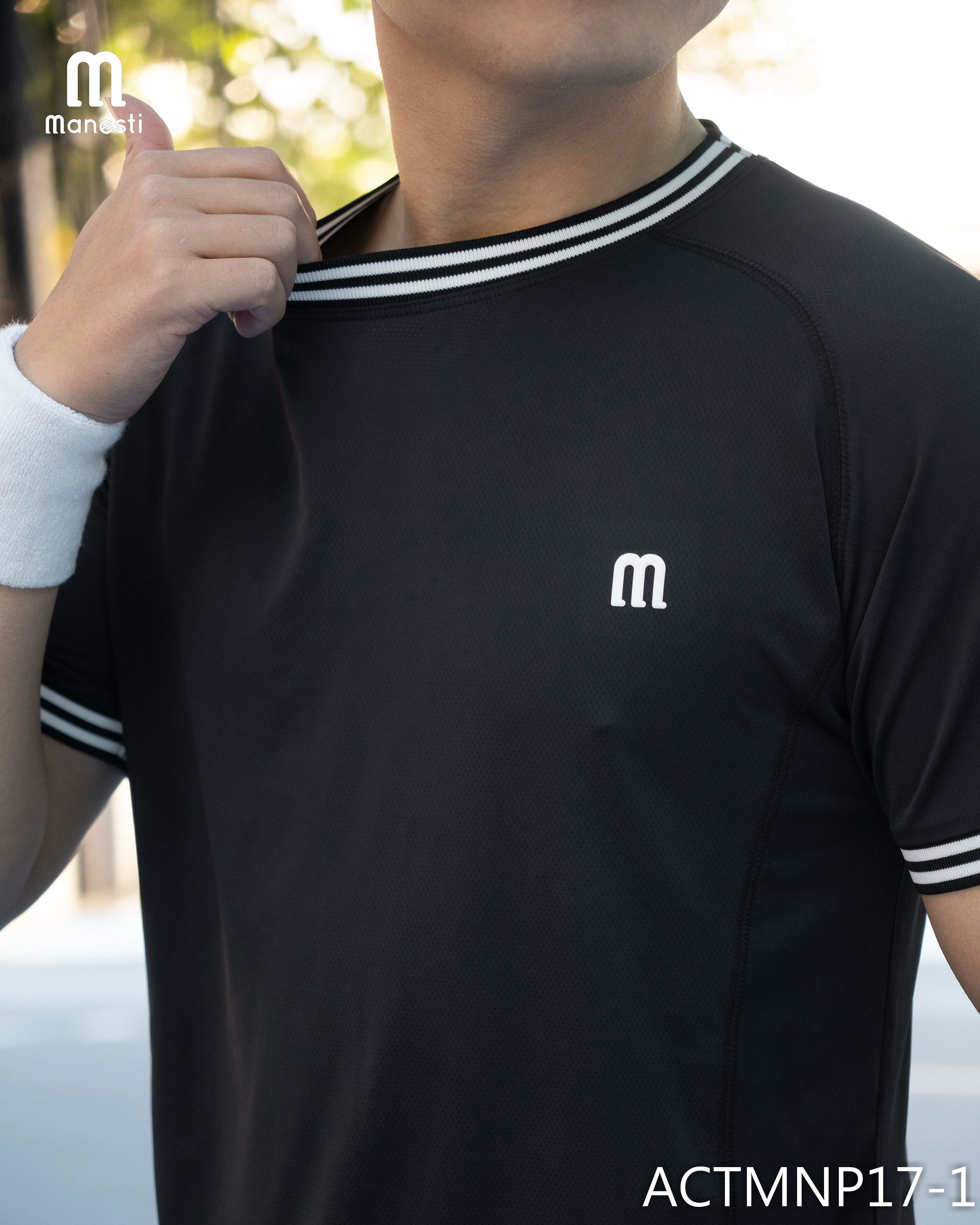 Áo thun thể thao nam chơi Pickleball/Tennis AirMesh Manesti_thumbnail_57