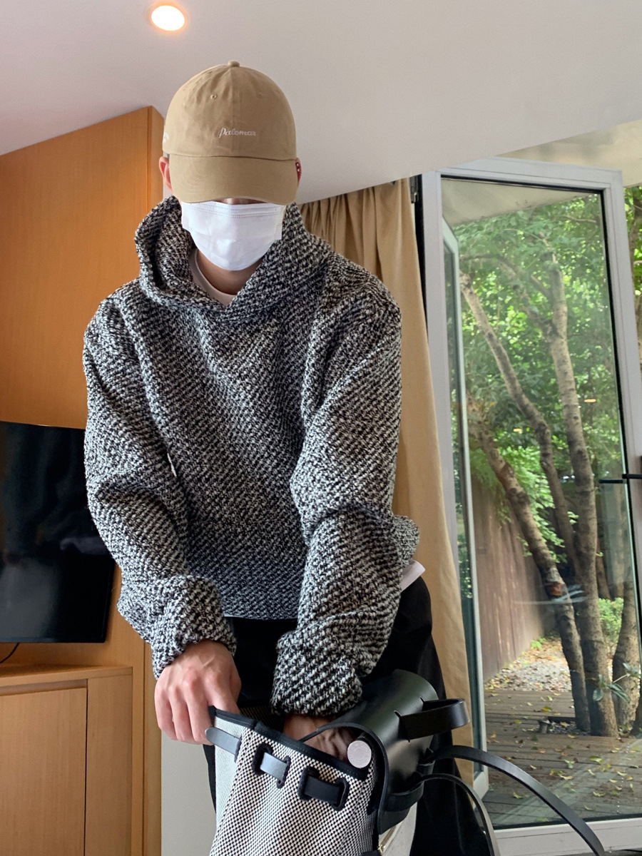 Hoodie Dệt Mélange Oversize_thumbnail_3