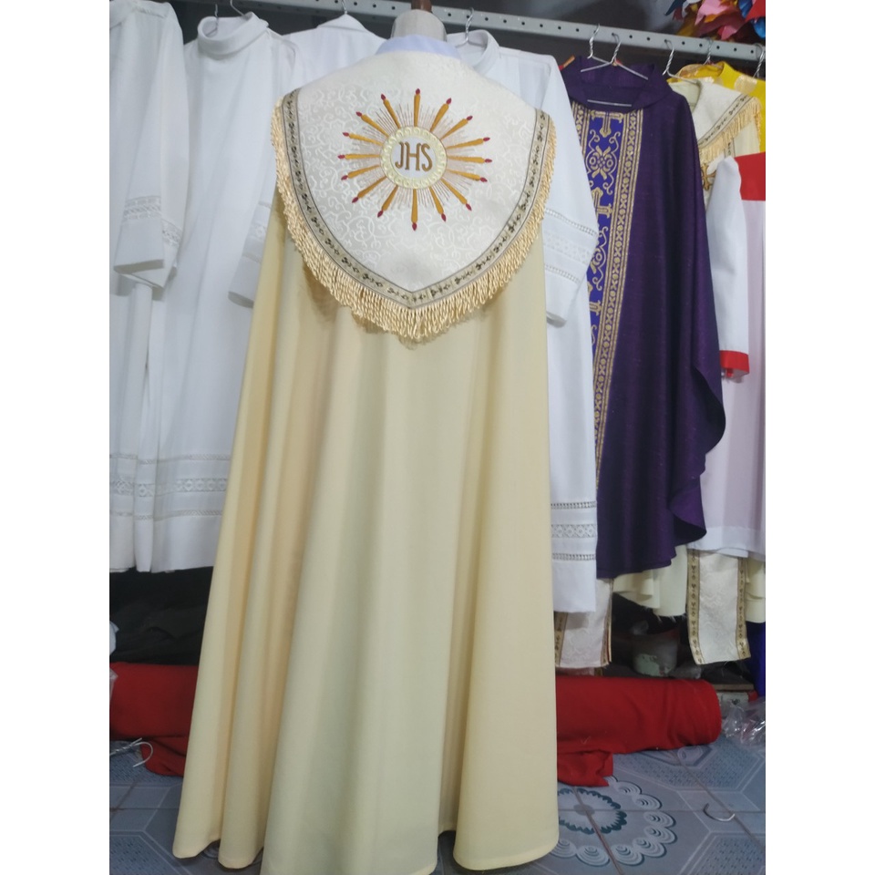 Áo chầu Thánh Thể - Cung nghinh Thánh Thể - Quà tặng Công Giáo dành cho Linh mục, phó tế NS211-2_thumbnail_1
