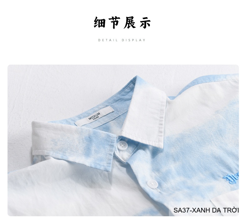 SA37 - Áo sơ mi nam tay ngắn cổ lật in hoa tie-dye phong cách Hàn Quốc mùa hè_thumbnail_21