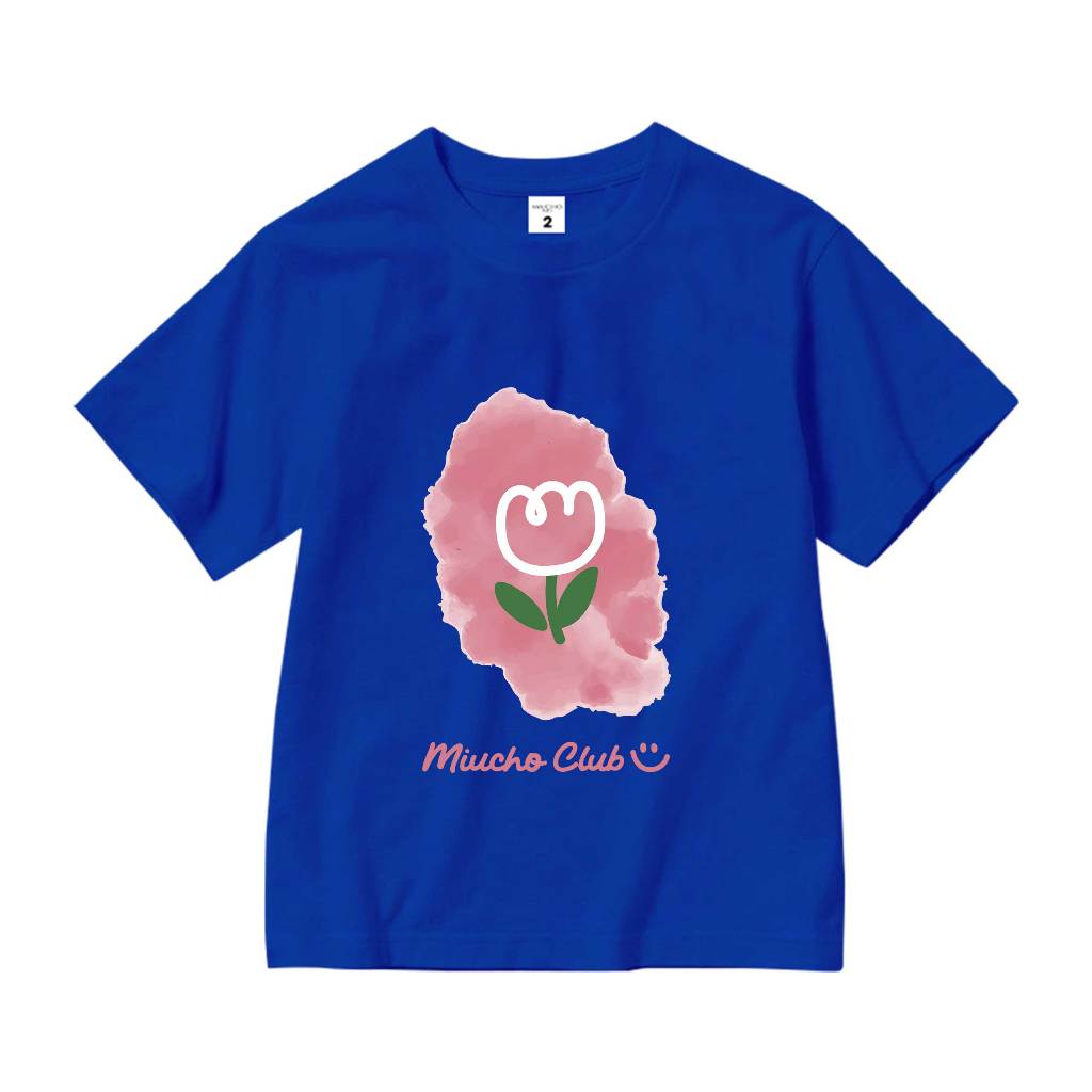 Áo thun cho bé gái form rộng AED705 Miucho Kid 100% vải cotton thoáng mát basic_thumbnail_10