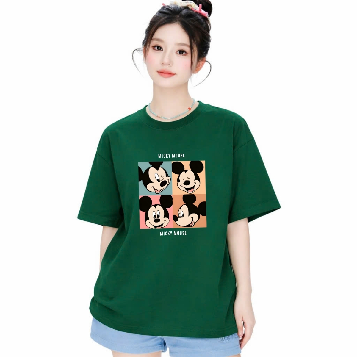 Áo thun unisex UX30-1173 4 hình MICKEY MOUSE dáng oversized local brand WETEE_thumbnail_8