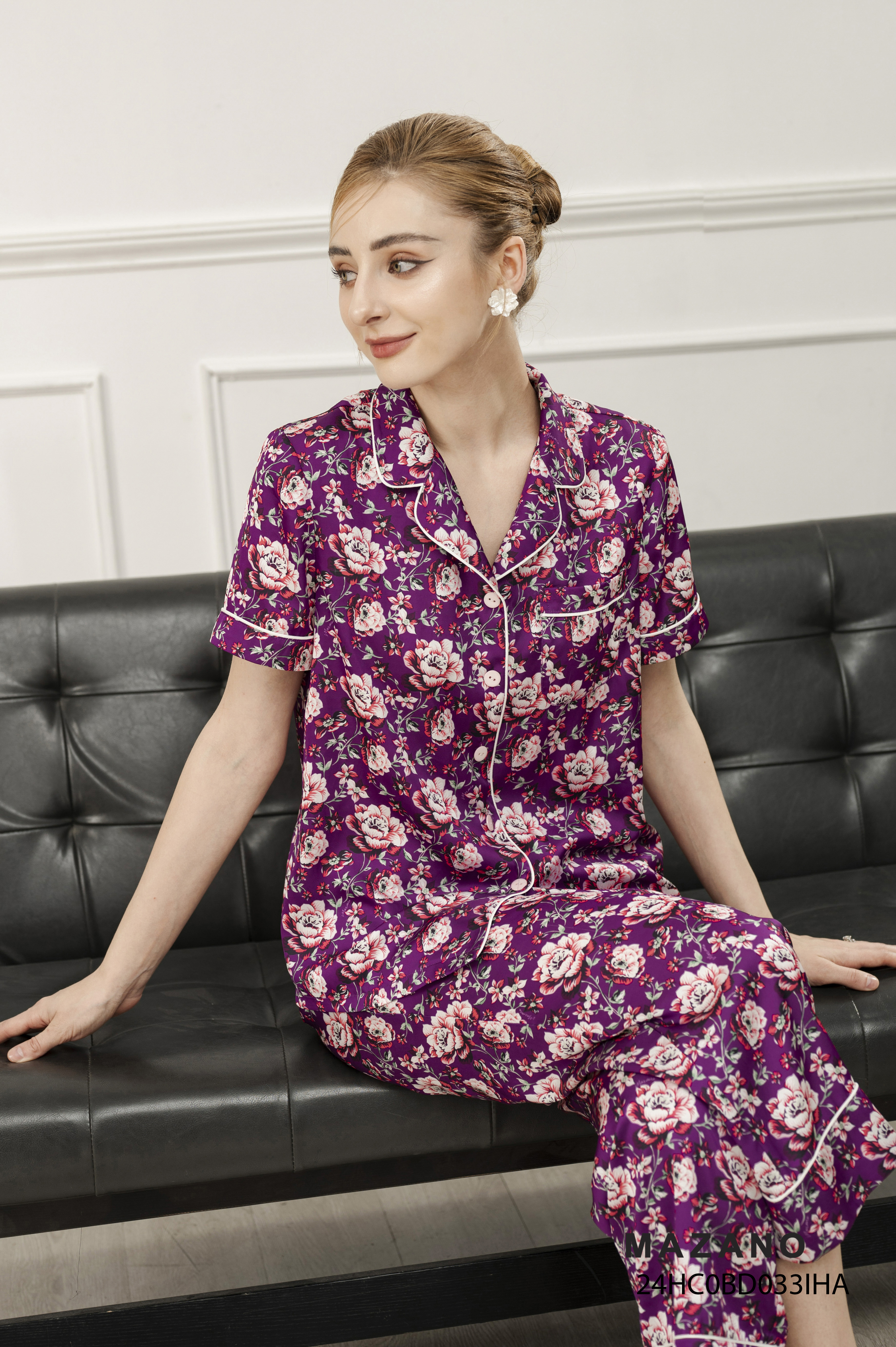 Bộ mặc nhà in họa tiết hoa cách điệu_thumbnail_3