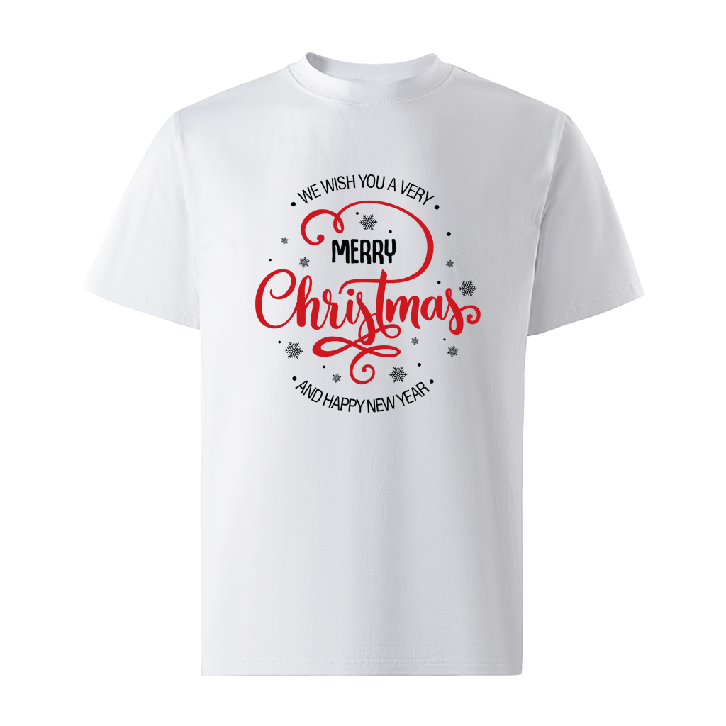 Áo phông nam giáng sinh noel form rộng cổ tròn vải cotton thoáng mát 1798 Miucho Iconic in typography_thumbnail_20